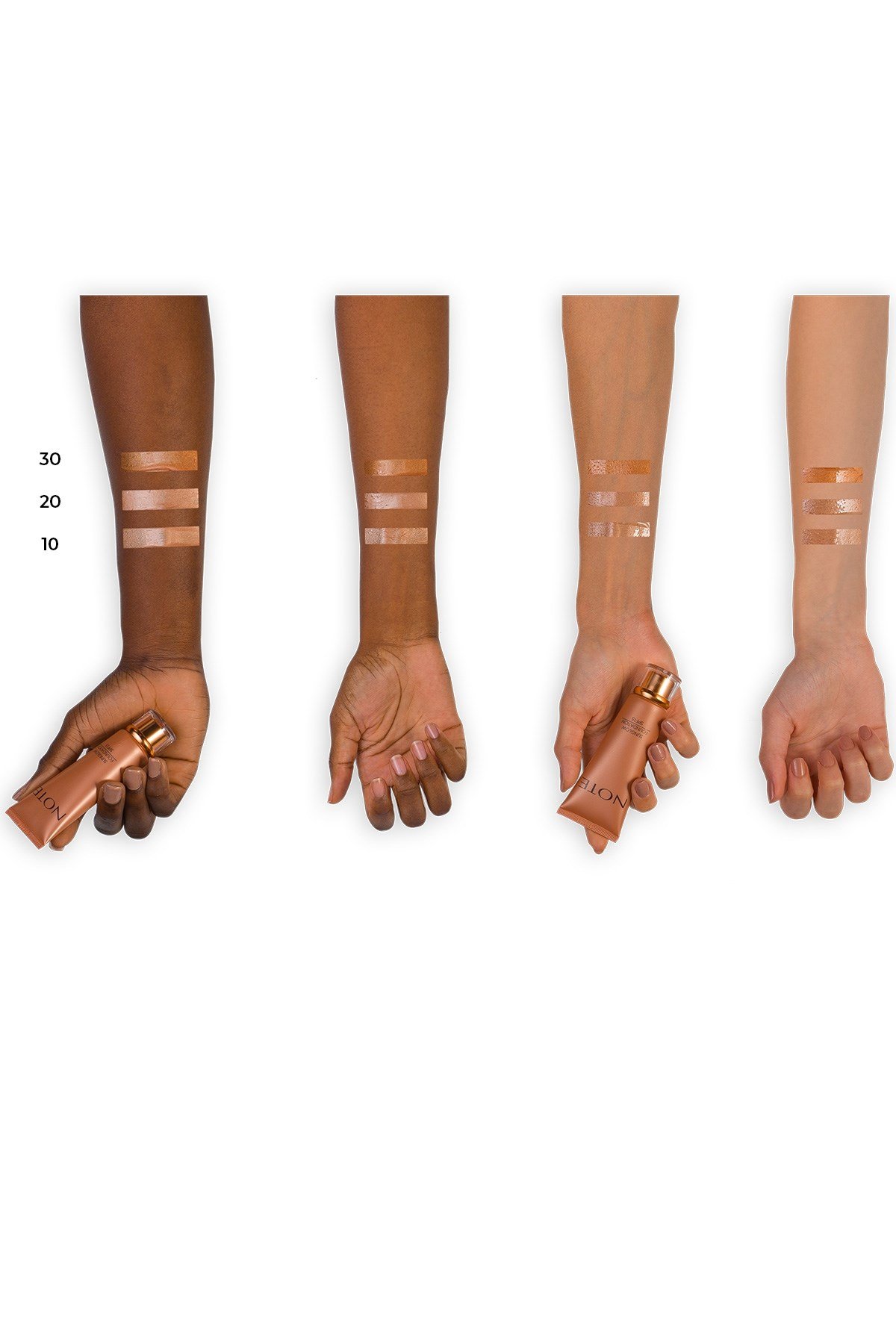 Note Sunglow Foundation Işıltılı Bronzlaştırıcı Fondöten 20-007.1344