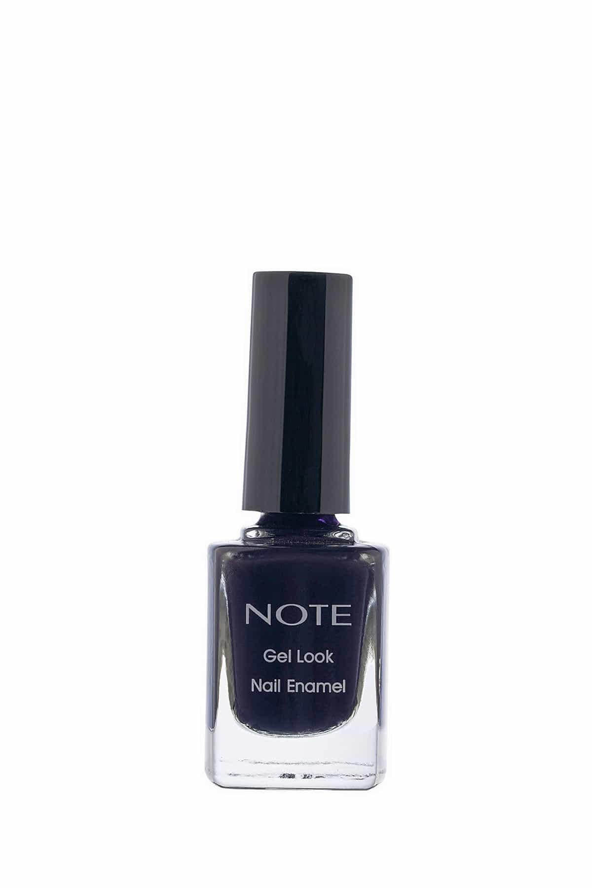 Note Gel Look Oje 25 Black Purple - Mor-007.1588