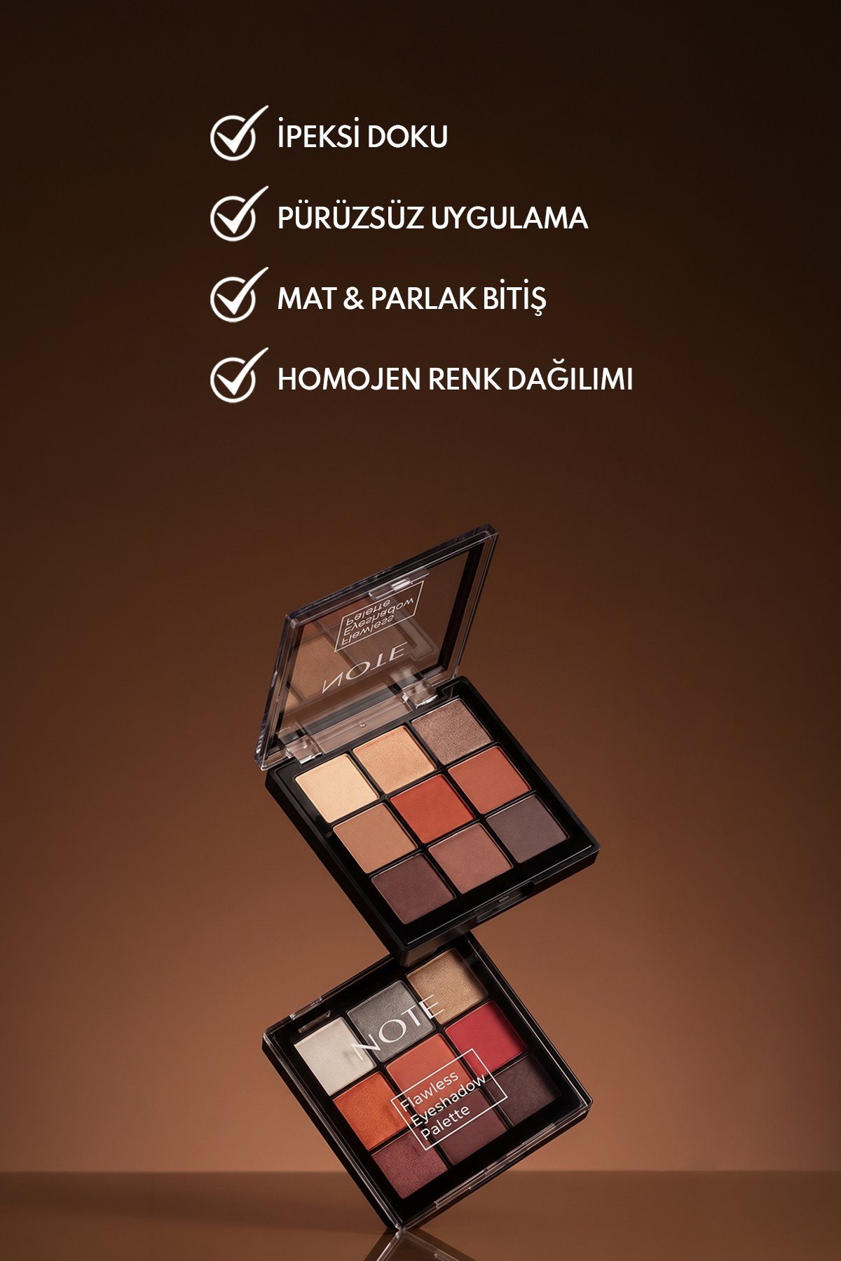 Note Flawless Eyeshadow 01 Göz Far Paleti-30110081