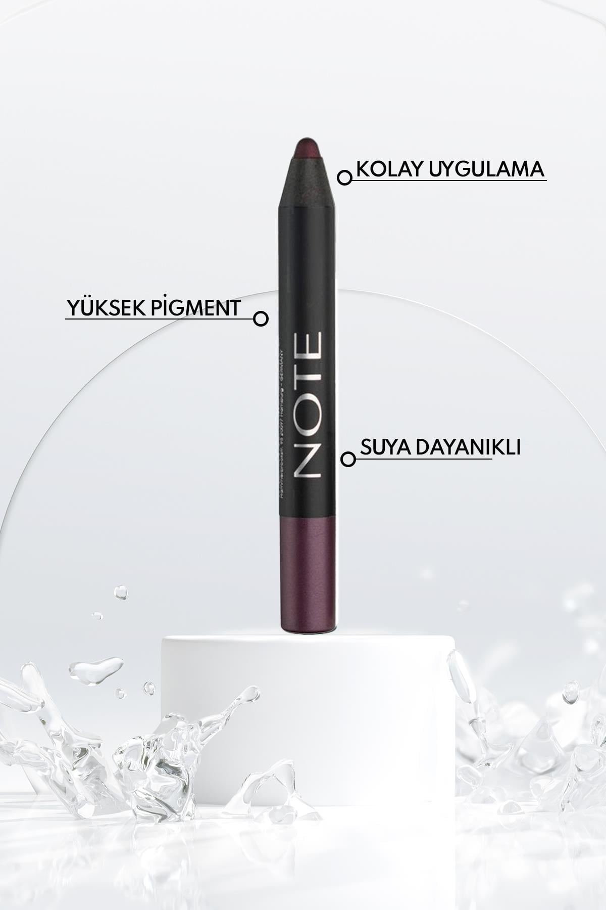 Note Eyeshadow Pencil 05 Purple Jumbo Kalem Far - Mor-30110118