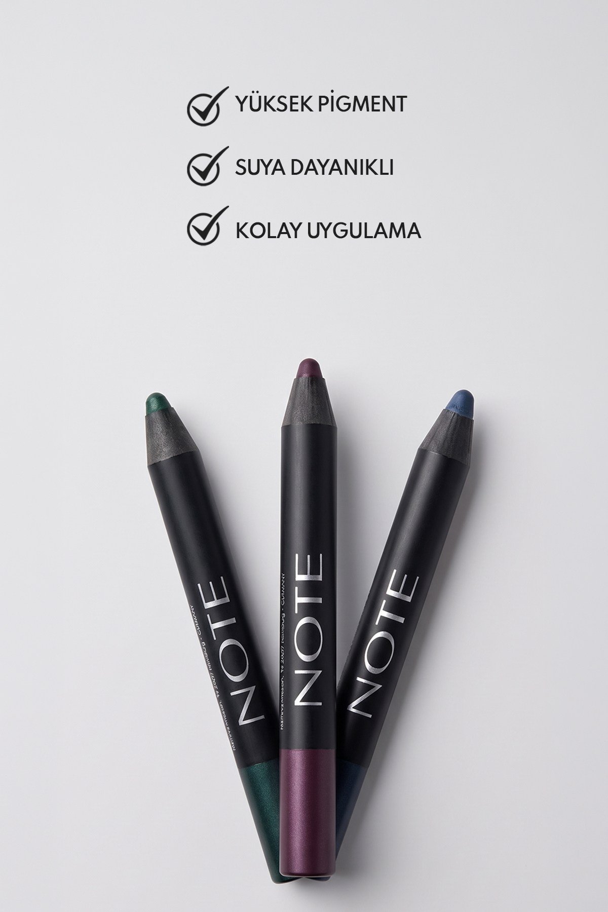 Note Eyeshadow Pencil 07 Petrol Jumbo Kalem Far - Mavi-30110120