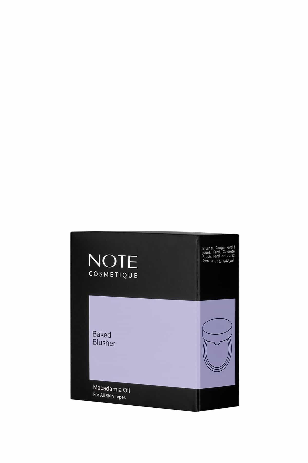 Note Baked Blusher 01 Pleasure Işıltılı Fırınlanmış Toz Allık-30110172