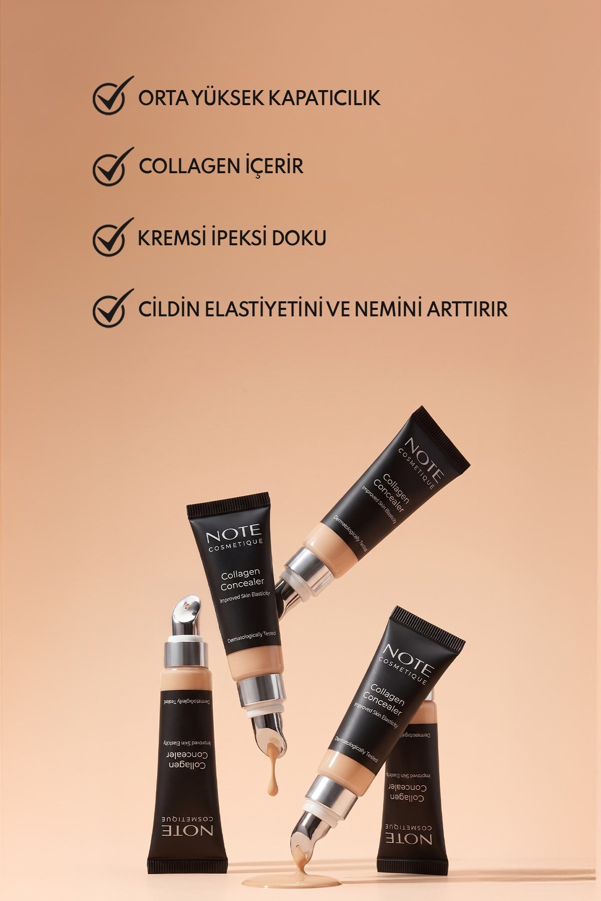 Note Collagen Concealer 03 Kolajen İçerikli SPF 20 Göz Altı Kapatıcısı-30110227