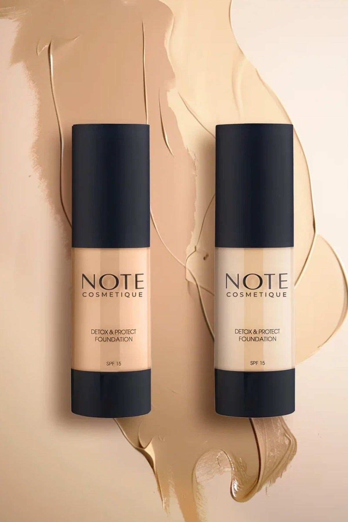 Note Detox & Protect 03 Medium Beige Canlandırıcı Etkili SPF 15 Kapatıcı Fondöten-30110283