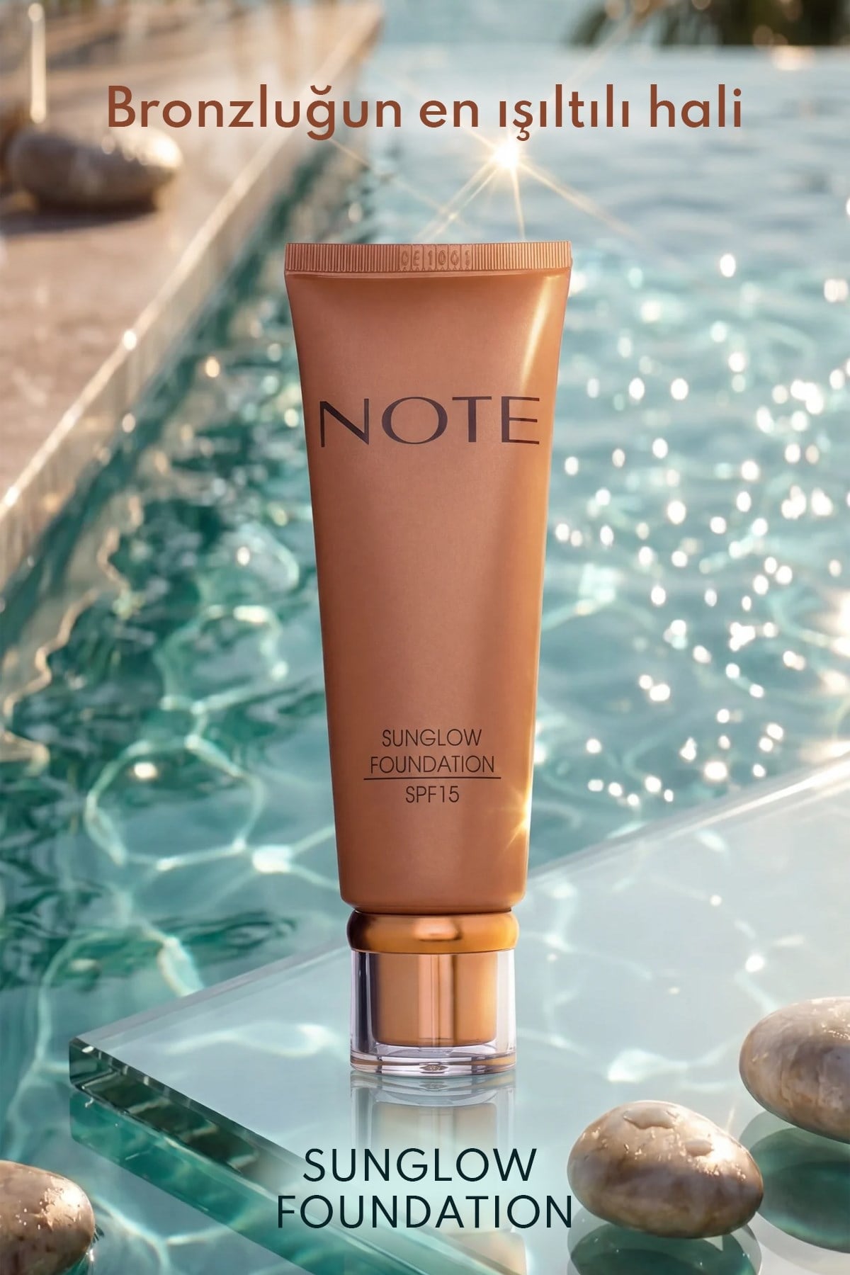 Note Sunglow 10 Işıltılı SPF 15 Bronzlaştırıcı Fondöten-30110556