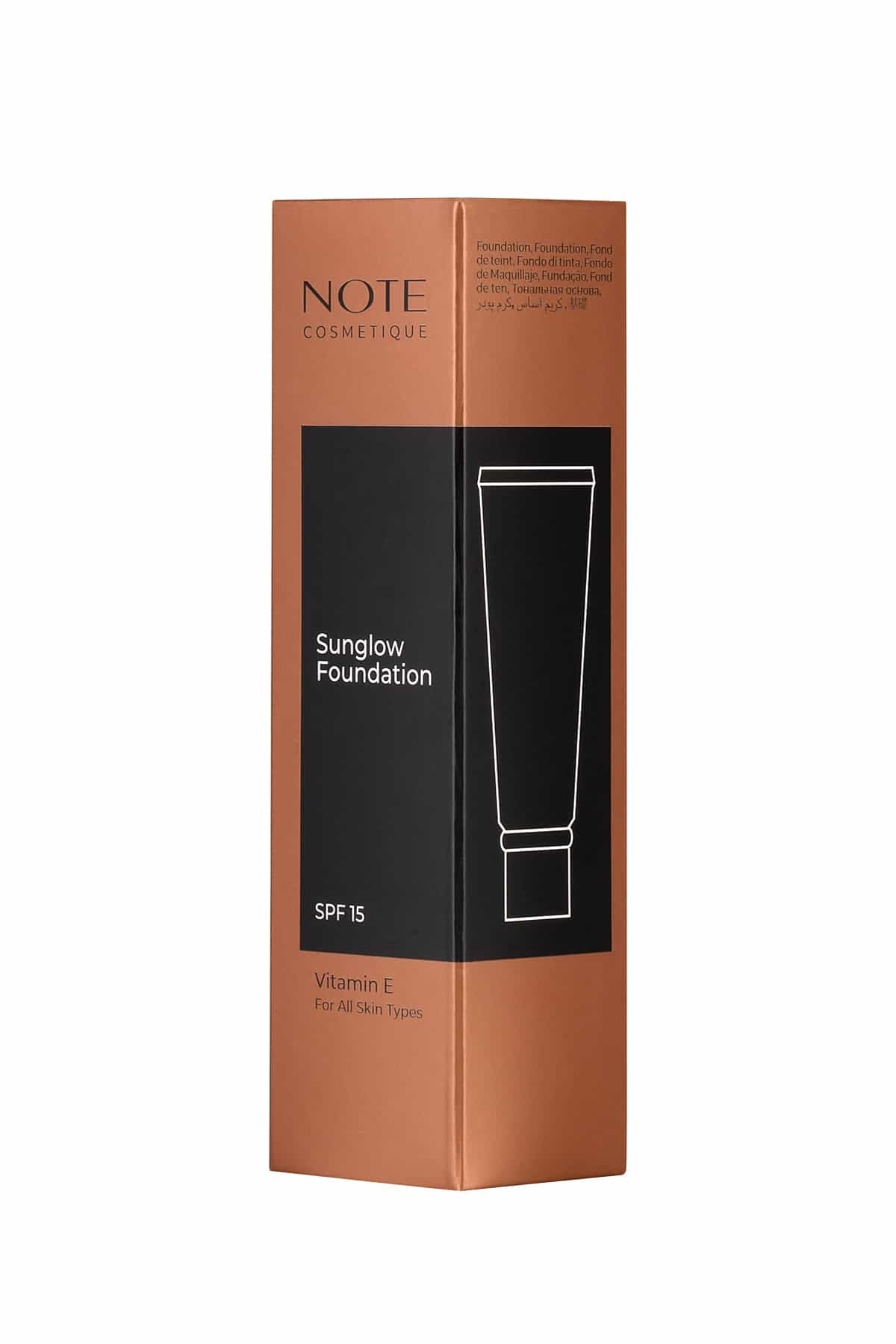 Note Sunglow 20 Işıltılı SPF 15 Bronzlaştırıcı Fondöten-30110558