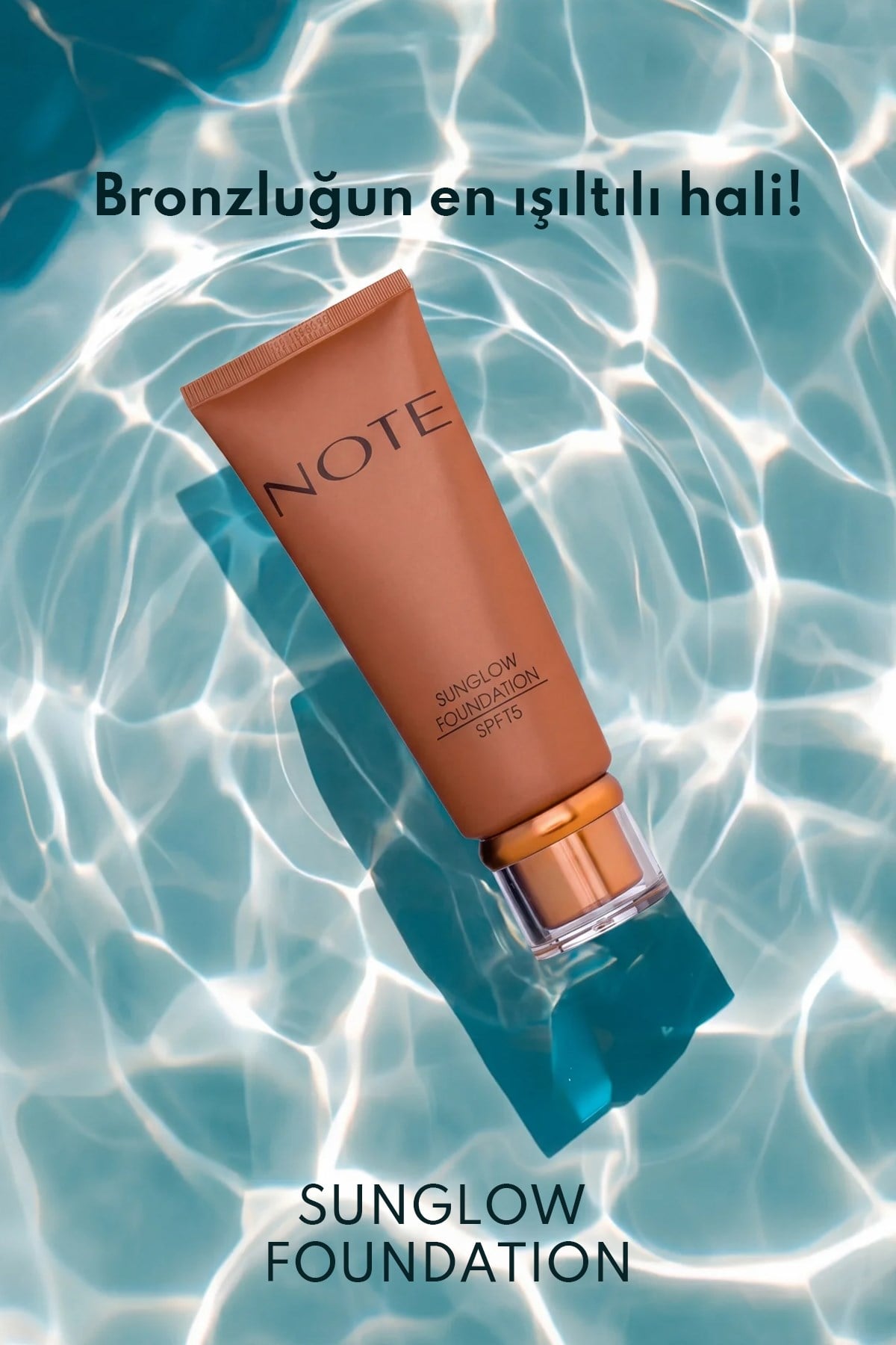 Note Sunglow 20 Işıltılı SPF 15 Bronzlaştırıcı Fondöten-30110558