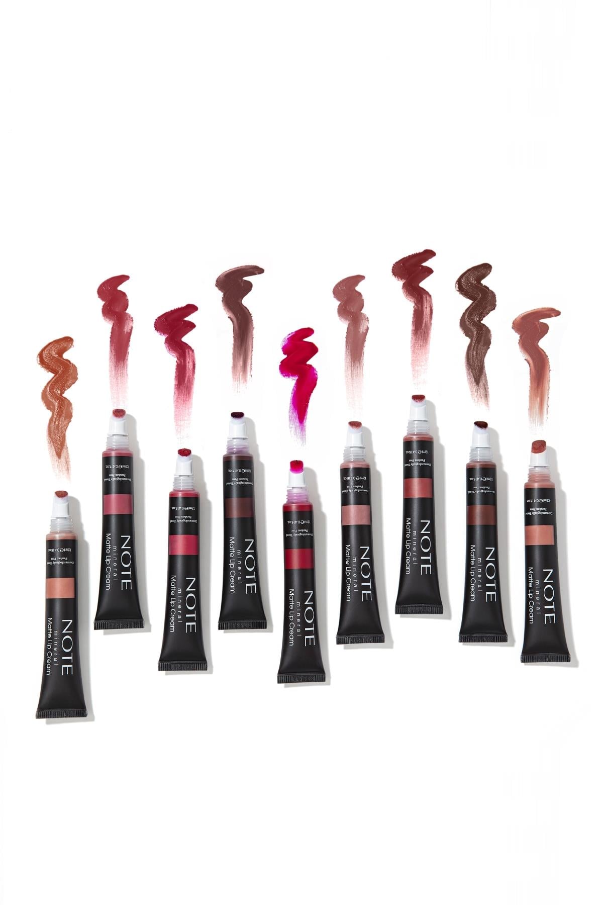 Note Mineral Matte Lip Cream 06 Go Red Yarı Mat Bitişli Likit Ruj - Kırmızı-30110701