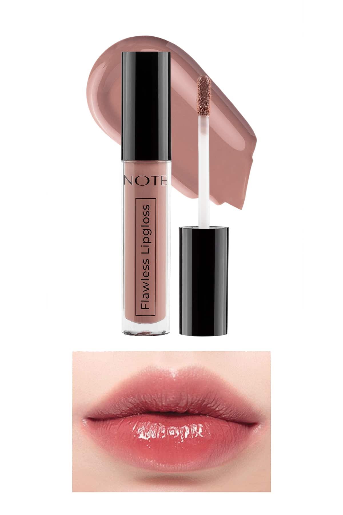Note Flawless Lipgloss 04 Smell Of Coffee Nemlendirici Etkili Parlak Ruj - Nude-30110707