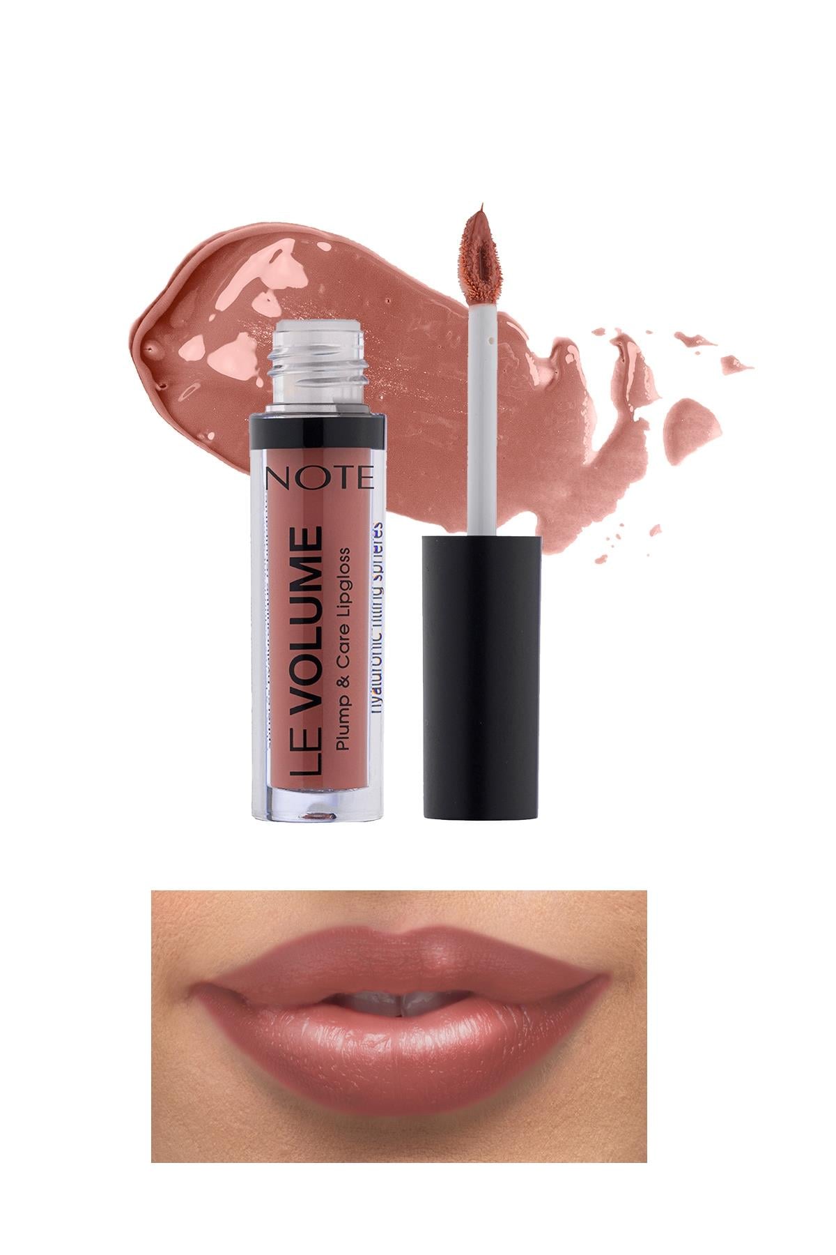 Note Le Volume Plump & Care Lipgloss 02 Just Nude Dudak Parlatıcısı - Nude-30110745