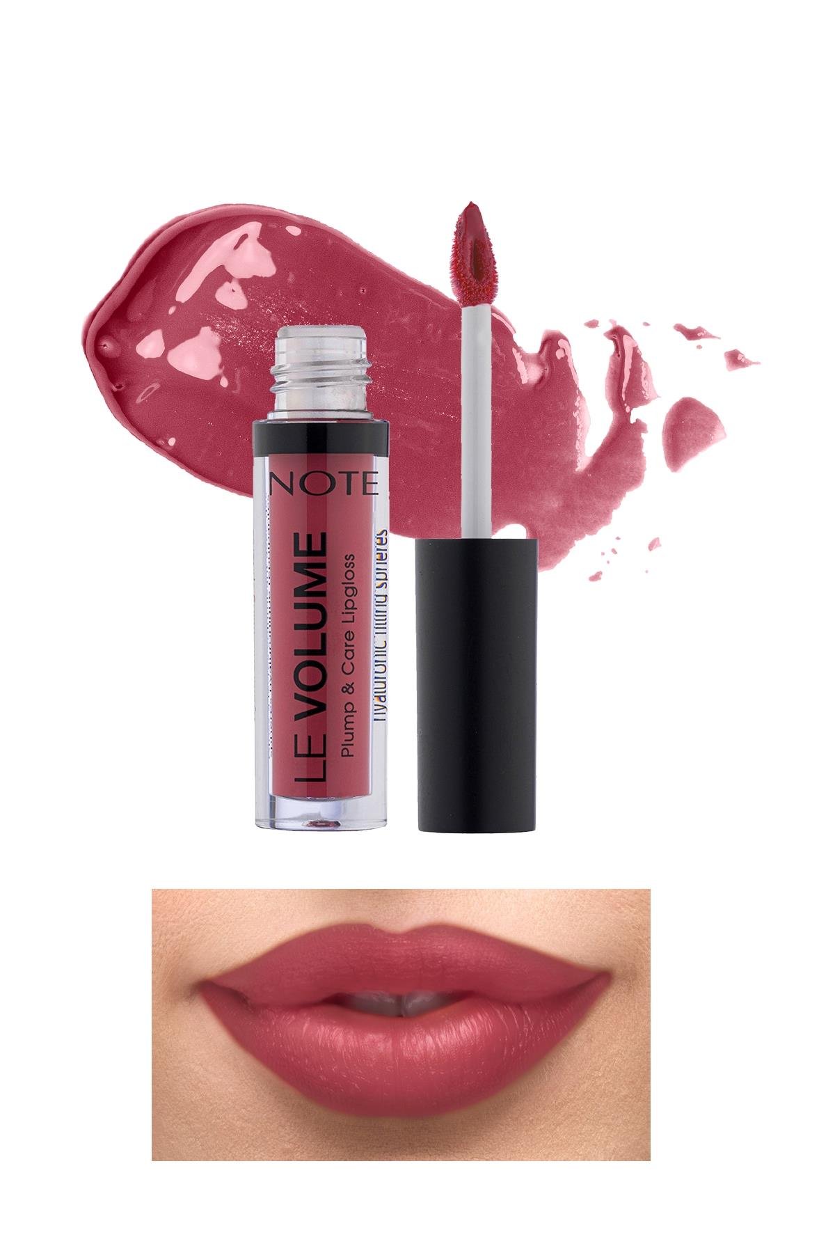 Note Le Volume Plump & Care Lipgloss 07 Mellow Thoughts Dudak Parlatıcısı - Pembe-30110750