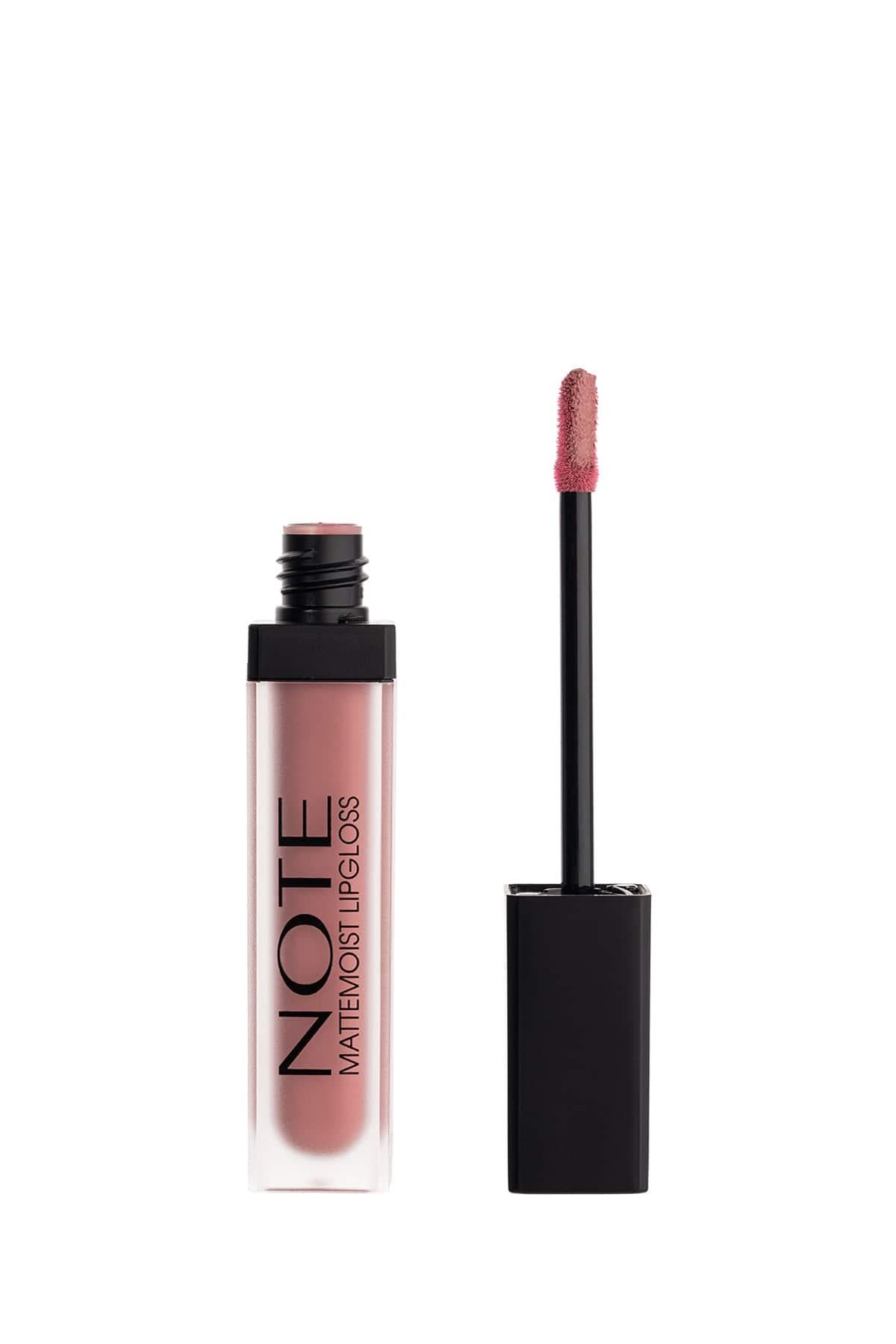 Note Mattemoist Lipgloss 410 Sandal Wood Yarı Mat Saten Bitişli Likit Ruj - Nude-30110791