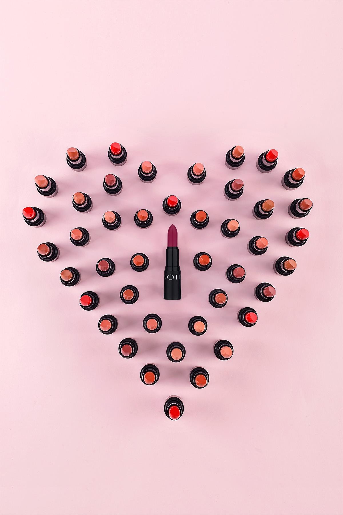Note Mattemoist Lipstick 305 Show Mat Bitişli Ruj - Pembe-30110939