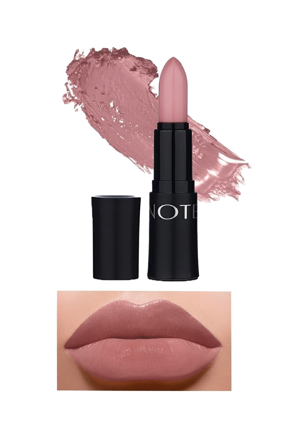 Note Mattemoist Lipstick 312 Happy Tan Mat Bitişli Ruj - Nude-30110946