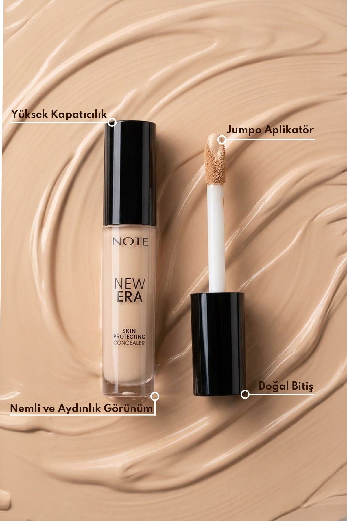 Note New Era Skin Protecting Concealer 20 Light Beige Göz Altı Kapatıcısı-30111295