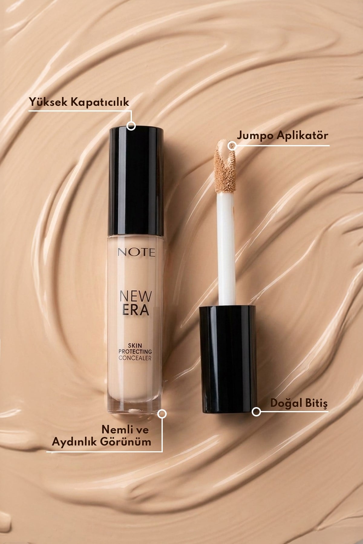 Note New Era Skin Protecting Concealer 40 Soft Ivory Göz Altı Kapatıcısı-30111297