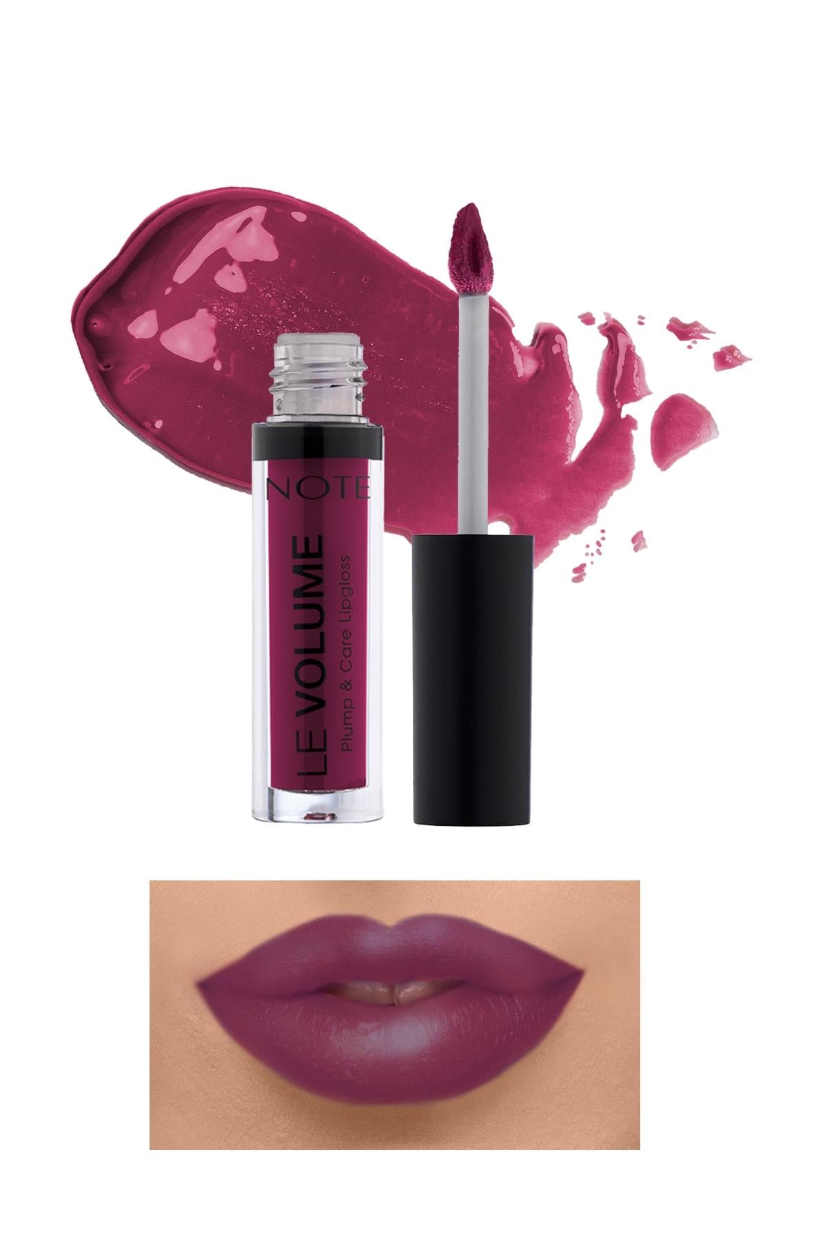 Note Le Volume Plump & Care Lipgloss 09 Love Whisper Dudak Parlatıcısı - Mor-30111314