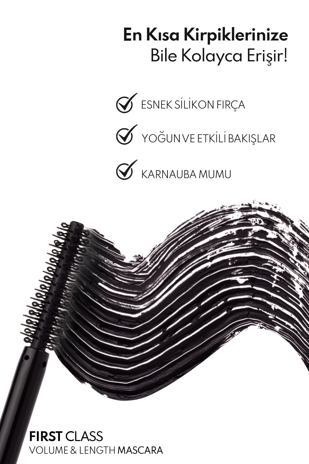 Note First Class Hacim ve Uzatma Etkili Maskara-30111375