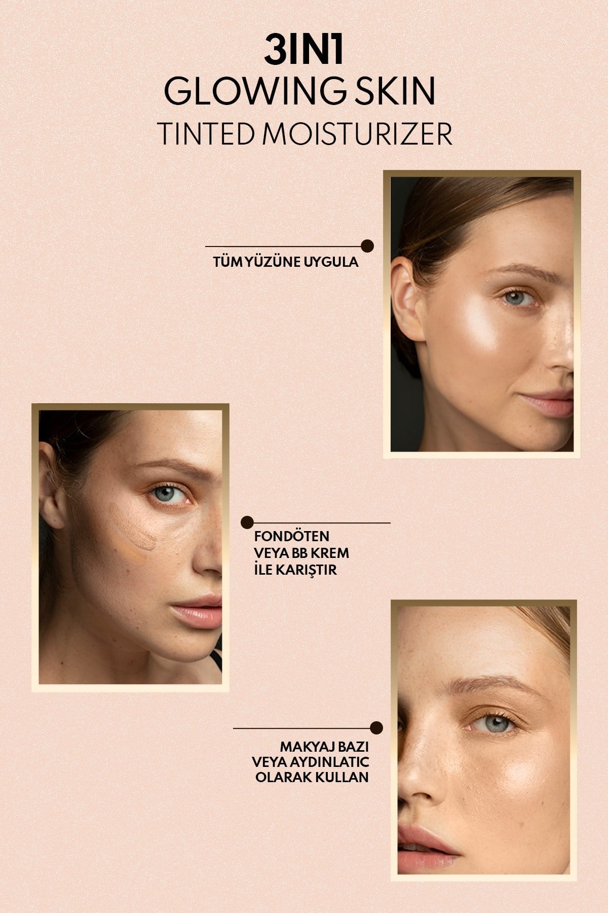Note 3 in 1 Glowing Skin Tinted Moisturizer 50 SPF Işıltılı Aydınlatıcı Krem-30111400