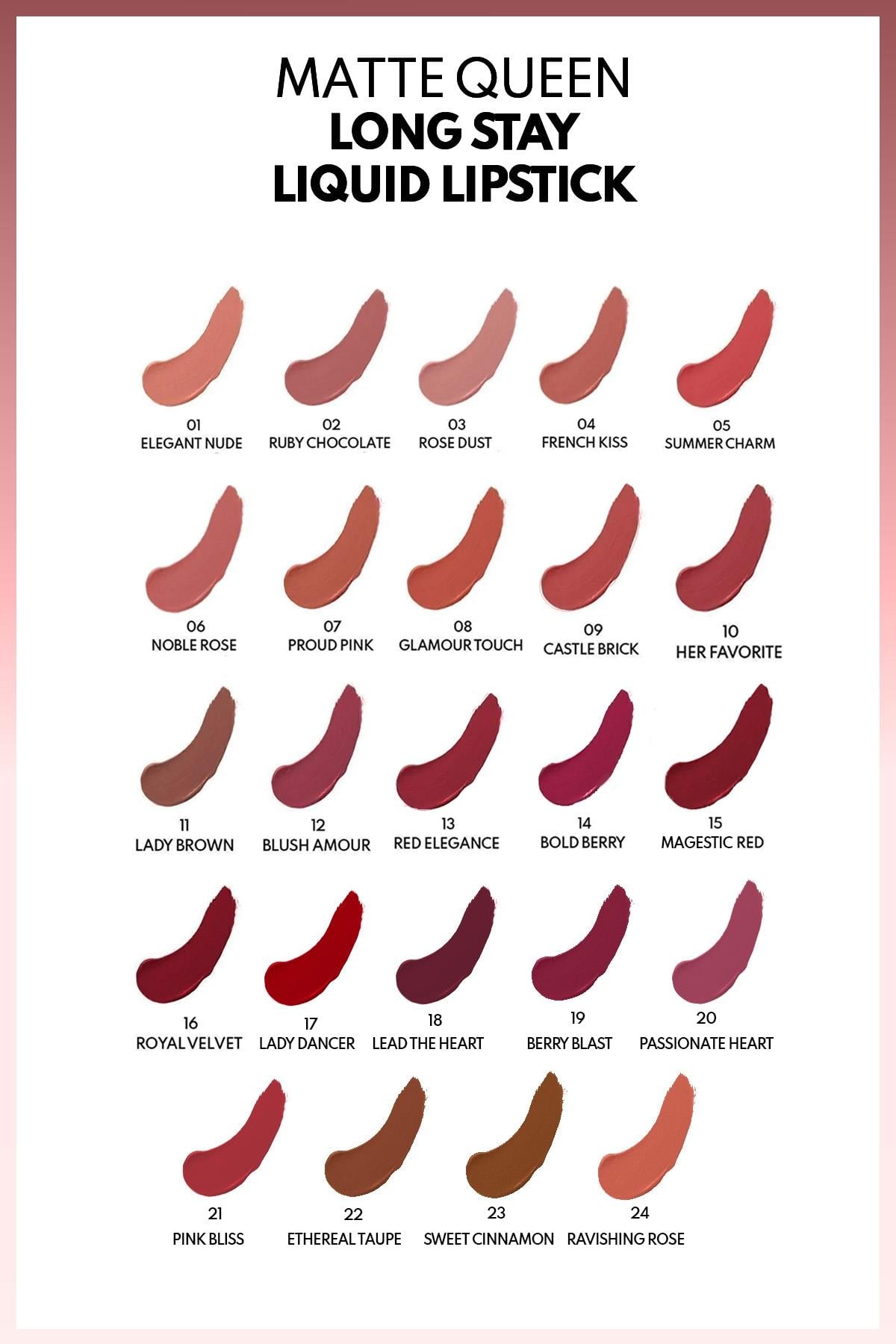 Note Matte Queen Lipstick 17 Lady Dancer Kalıcı Likit Ruj - Kırmızı-30111405