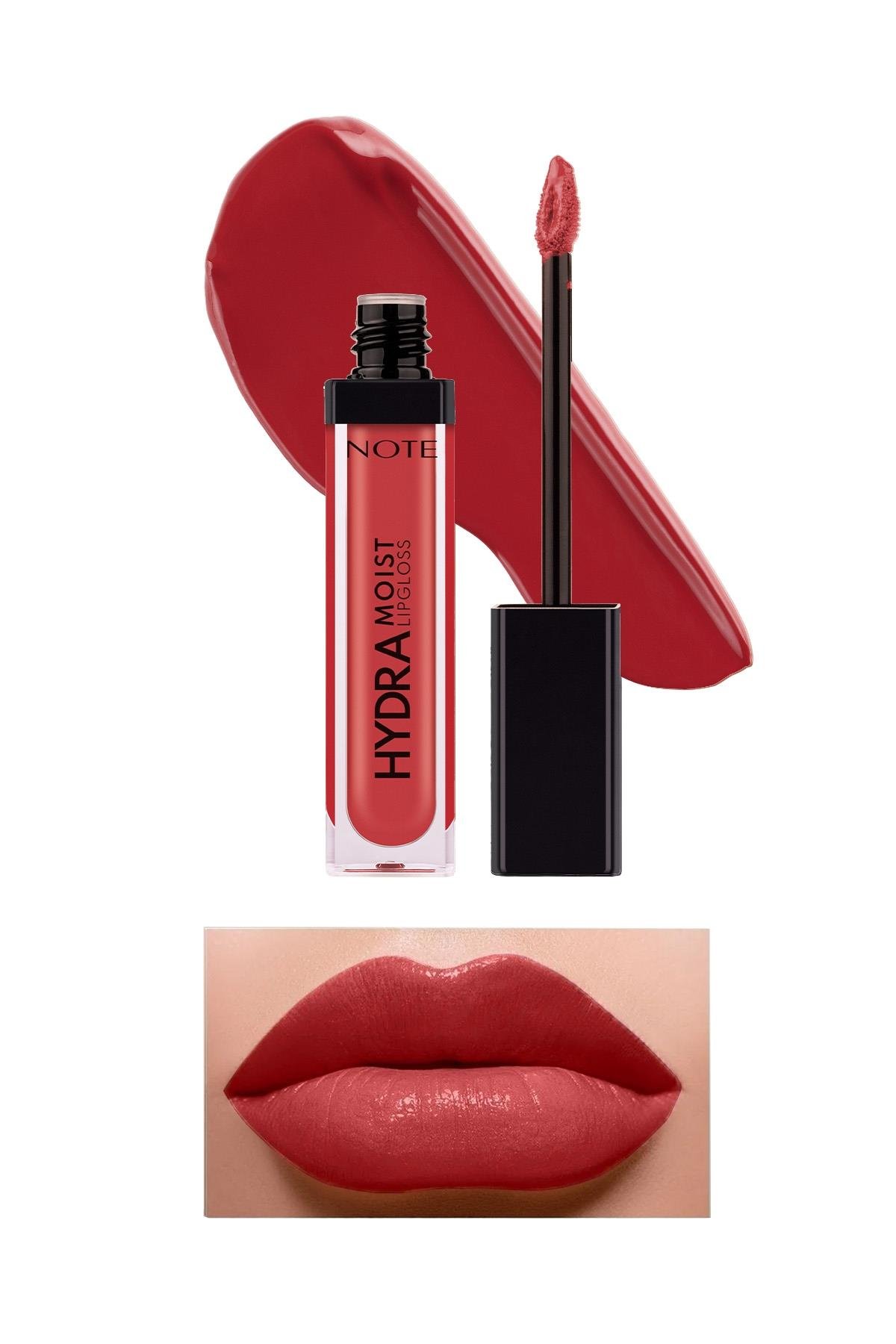 Note Hydramoist Lipgloss 08 Party Mood Nemlendirici Dudak Parlatıcısı - Kırmızı-30111433