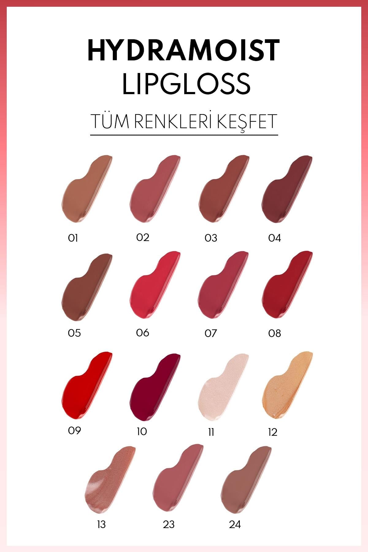 Note Hydramoist Lipgloss 08 Party Mood Nemlendirici Dudak Parlatıcısı - Kırmızı-30111433