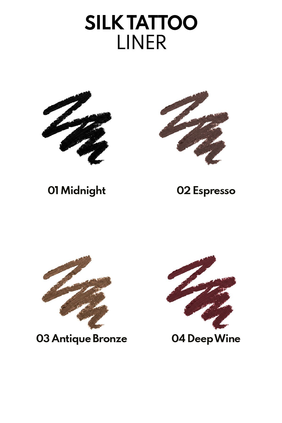 Note Silk Tattoo Liner 02 Espresso Suya Dayanıklı İpeksi Jel Göz Kalemi - Kahverengi (Işıltılı)-30111492