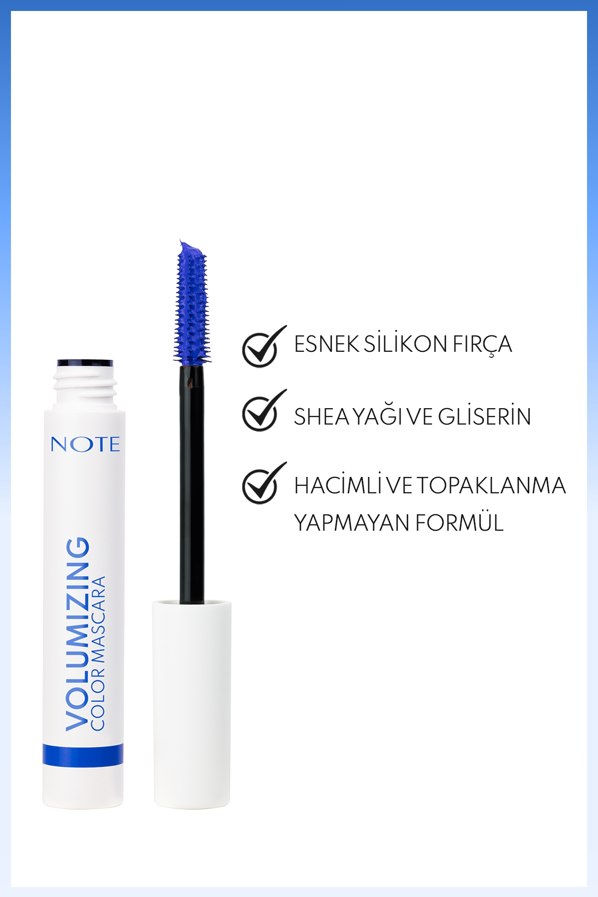 Volumizing Color Hacim ve Uzatma Etkili Renkli Maskara - Mavi-30111515
