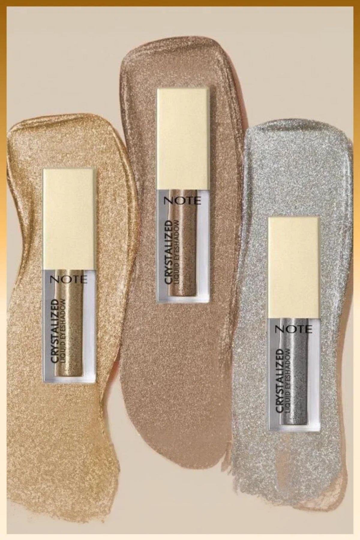 Note Crystalized Liquid Eyeshadow 09 Cashmere Road Likit Metalik Göz Farı-30111519