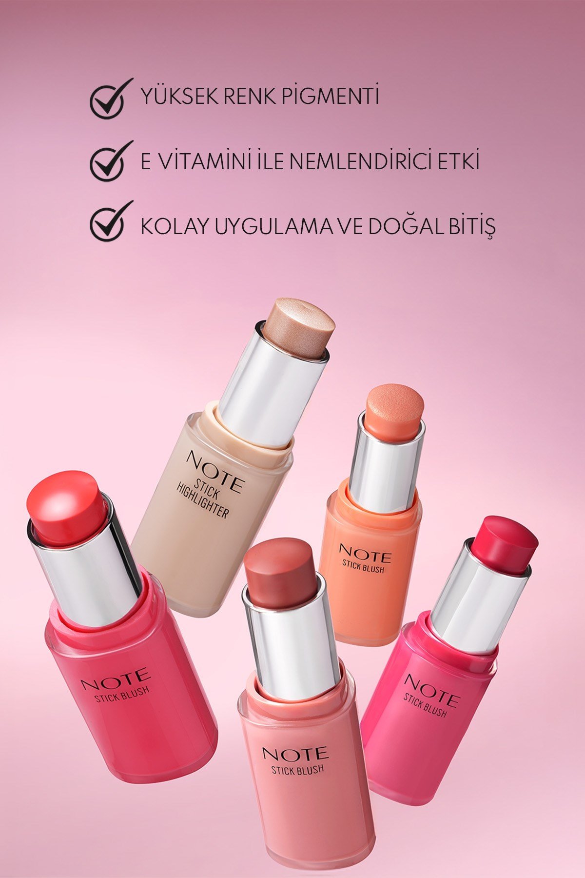 Note Stick Blush 30 Sweety Nemlendirici Yumuşak Stick Allık-30111528