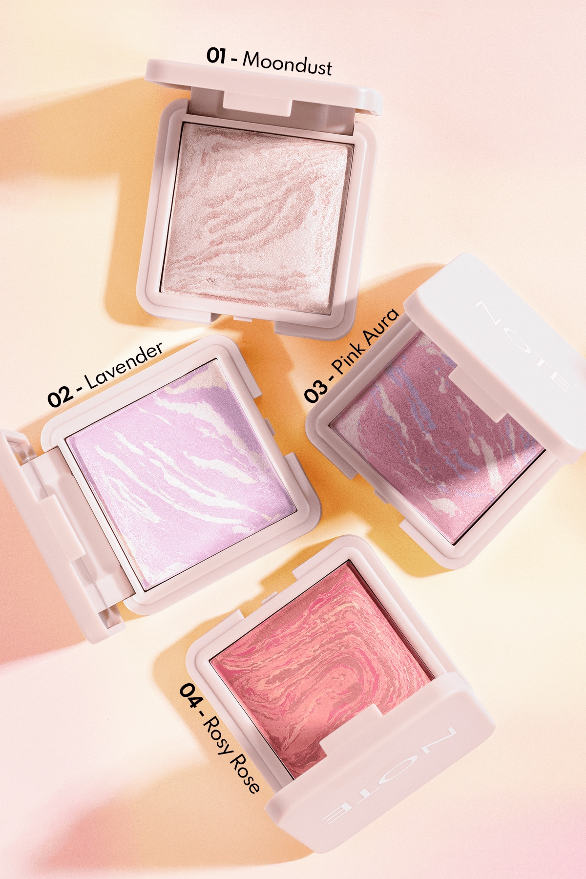 Note Marble Baked Blusher 01 Moondust Fırınlanmış Allık-30111546