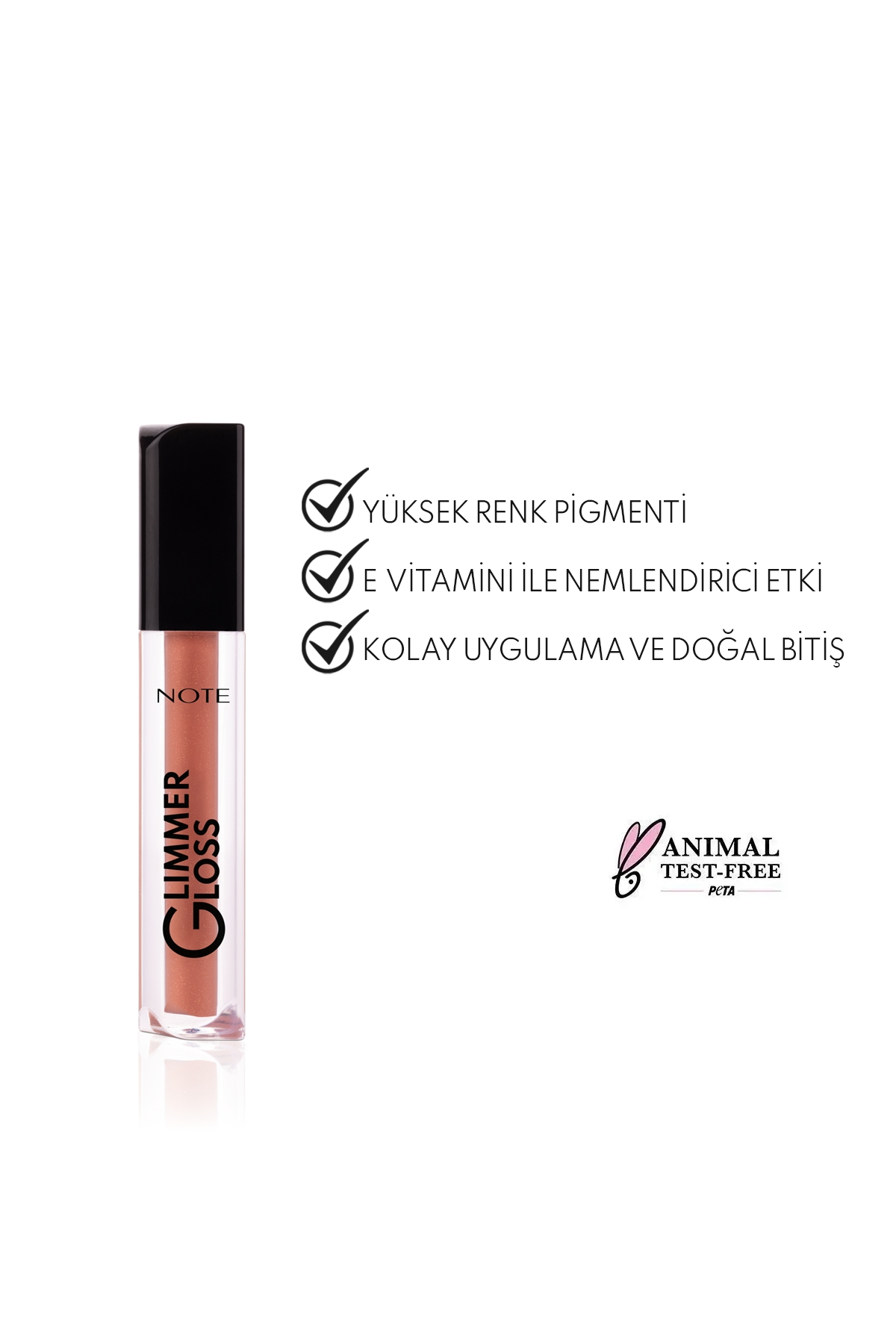 Glimmer Gloss 10 Poppy Coral Işıltılı Nemlendirici Dudak Parlatıcısı-30111555
