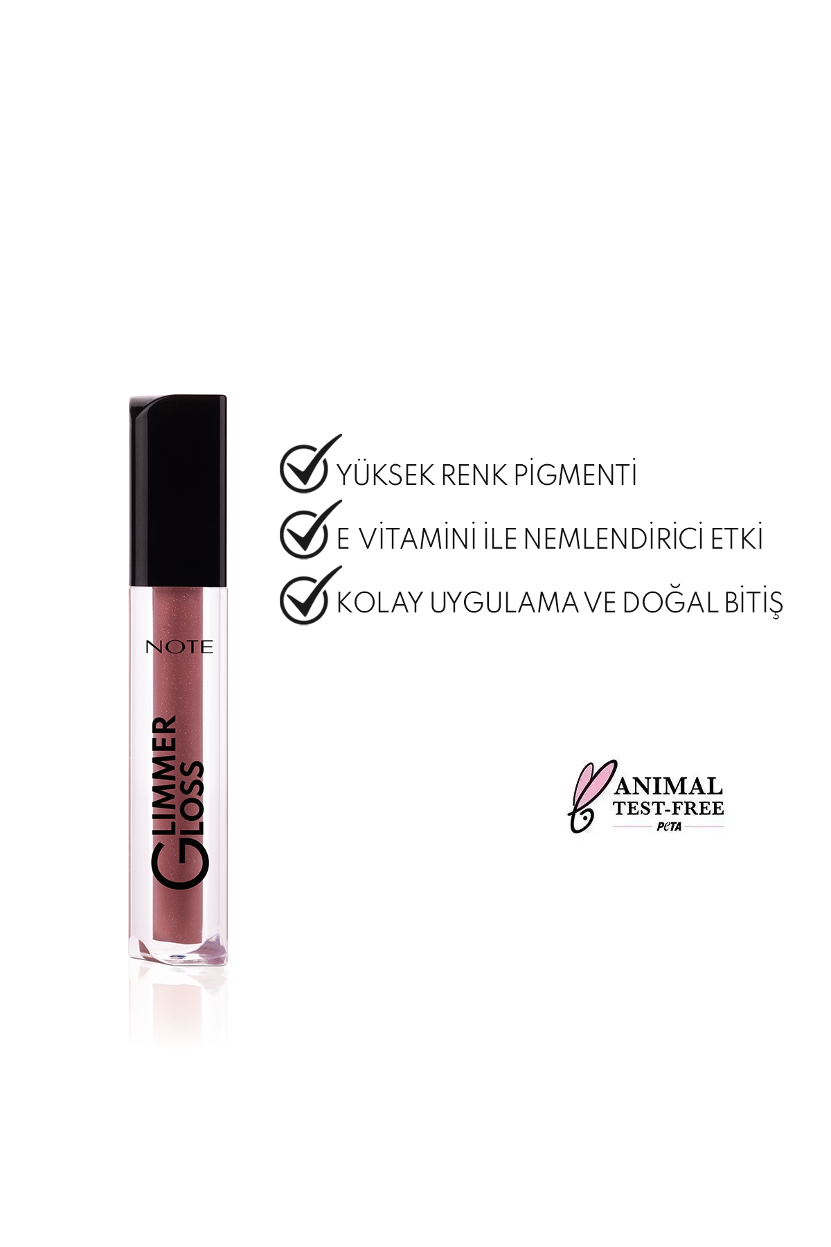Glimmer Gloss 40 Rosy Wood Işıltılı Nemlendirici Dudak Parlatıcısı-30111558