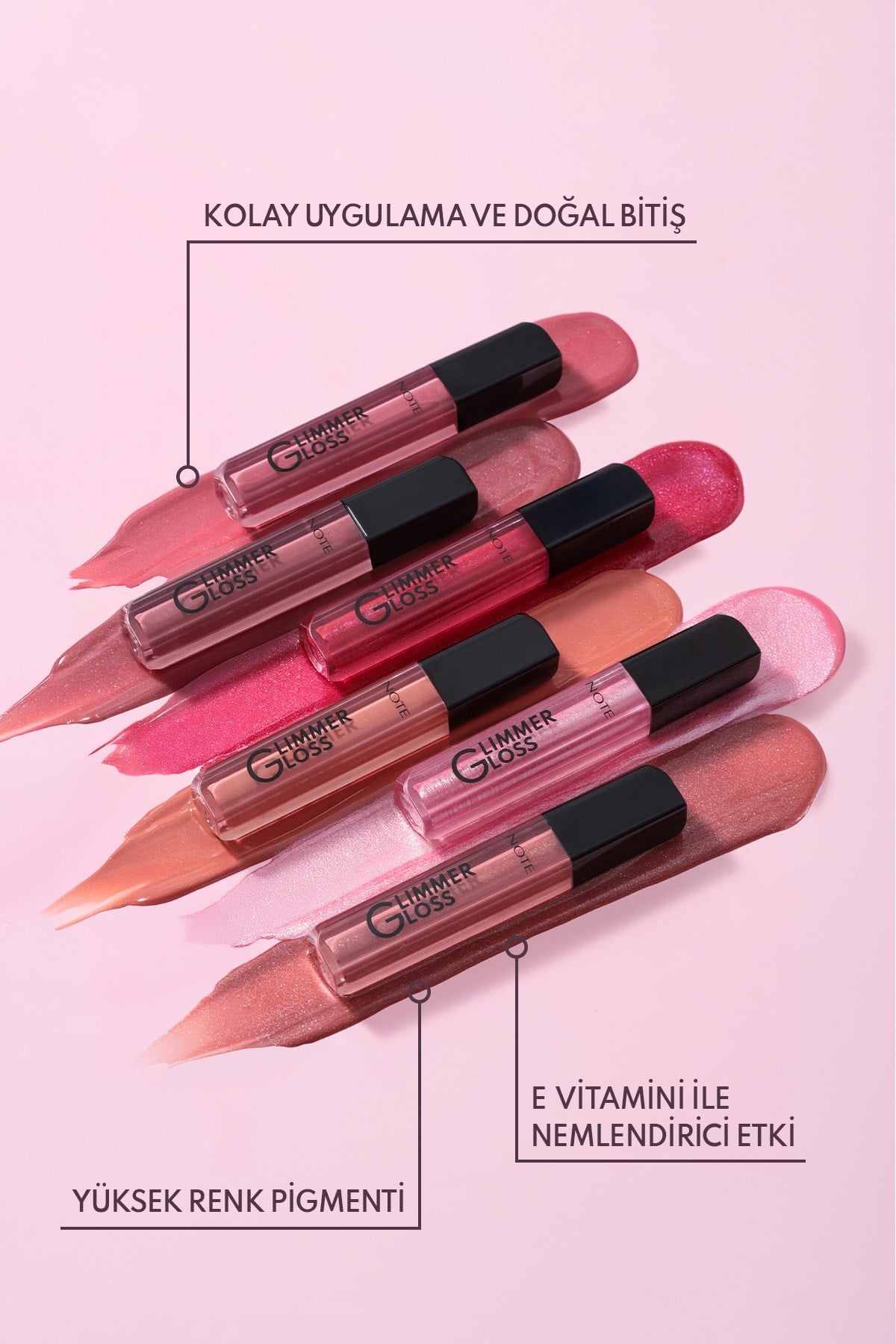 Glimmer Gloss 50 Rose Sorbet Işıltılı Nemlendirici Dudak Parlatıcısı-30111559