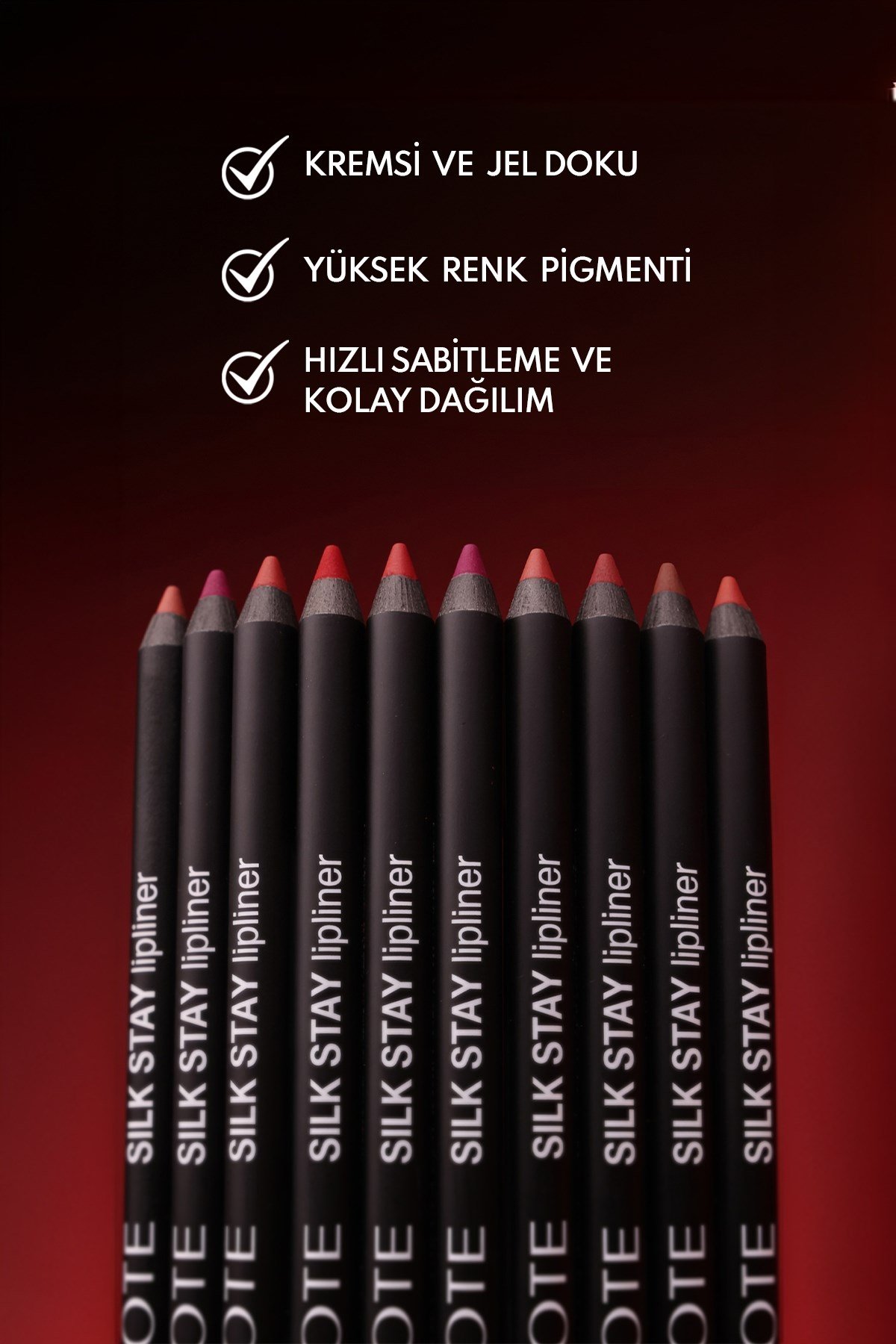 Note Silk Stay Lipliner 09 Espresso Dream Suya Dayanıklı İpeksi Dudak Kalemi - Kahverengi-30111570