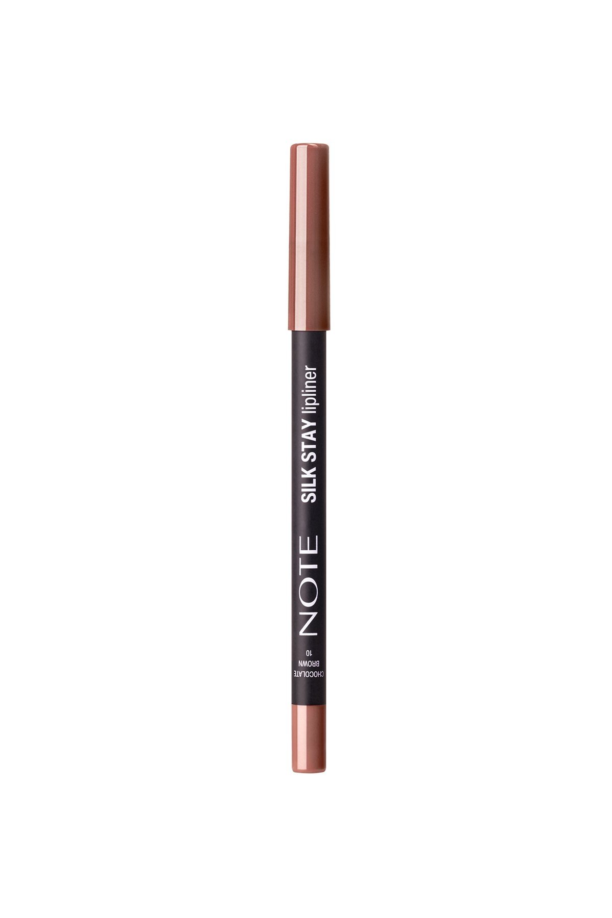 Note Silk Stay Lipliner 10 Chocalate Brown Suya Dayanıklı İpeksi Dudak Kalemi - Kahverengi-30111571