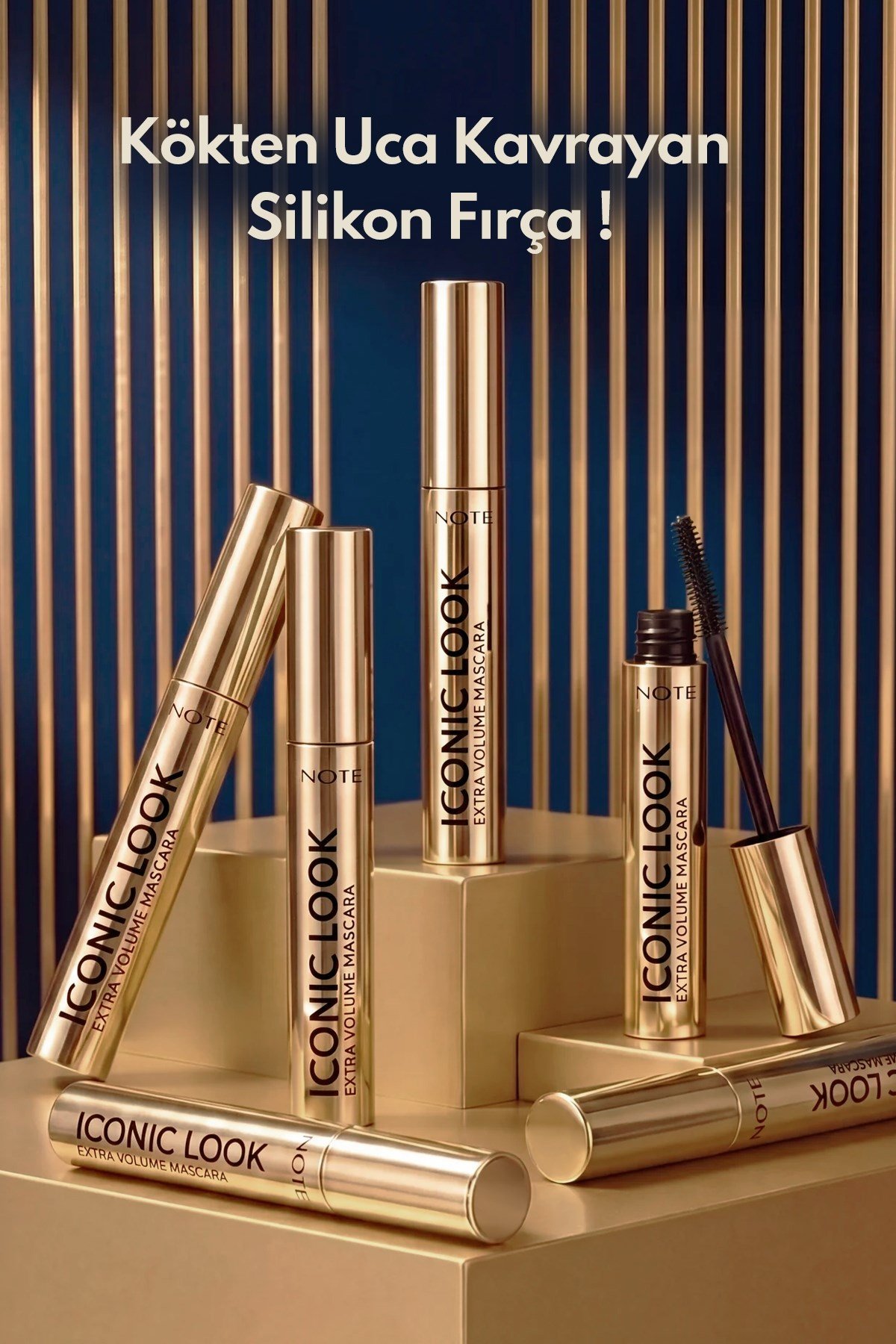 Note Iconic Look Mascara Yoğun Hacim Etkili Maskara - Siyah-30111590