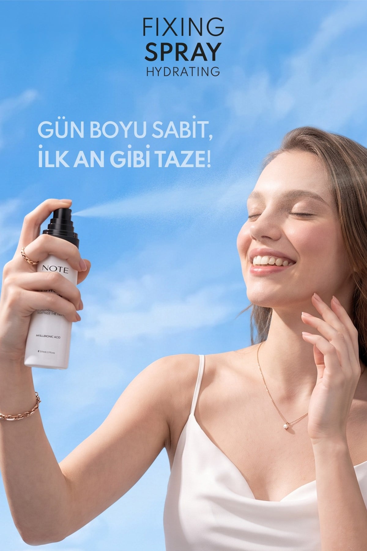 Note Hydrating Fixing Spray Makyaj Sabitleyici Sprey - Şeffaf-30111592