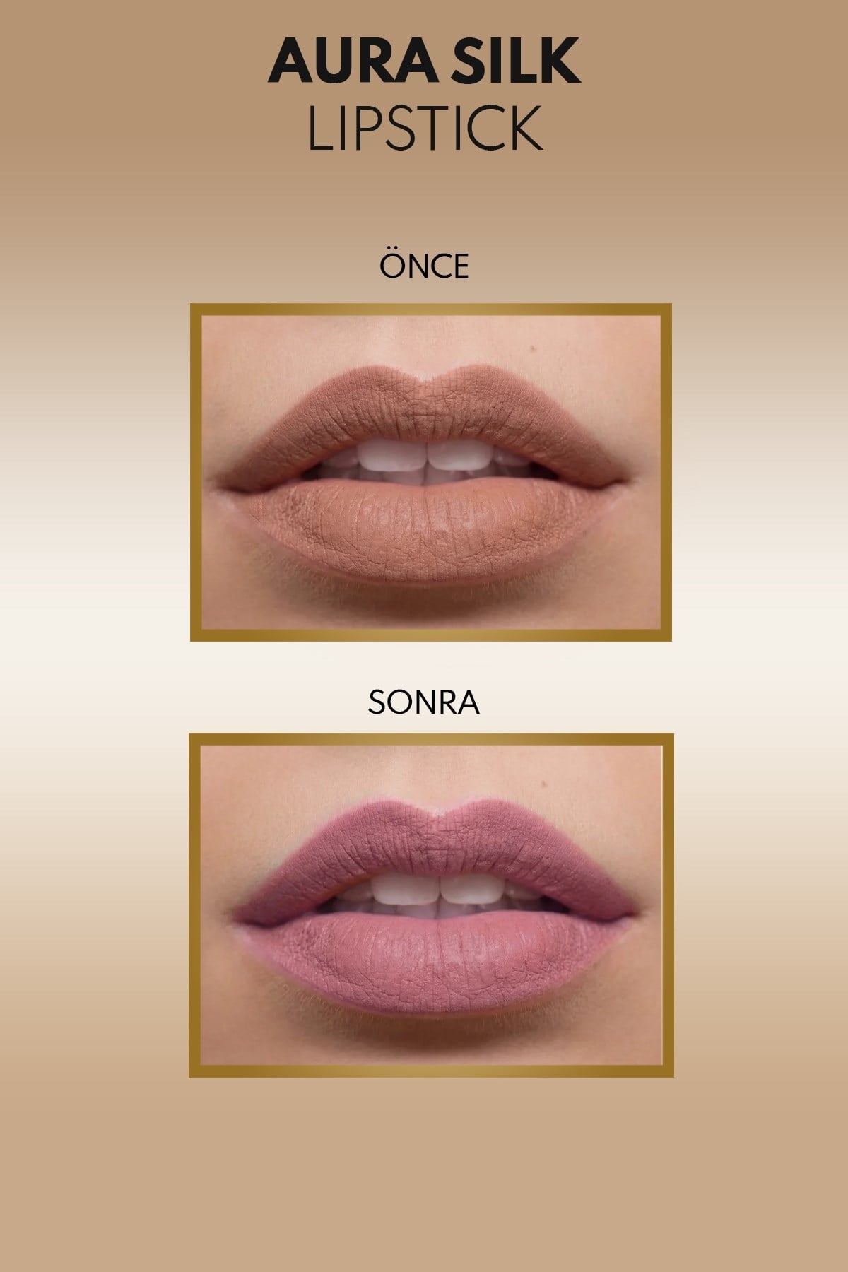Note Aura Silk Lipstick  04 Nude Dream Kremsi Yarı Parlak Ruj - Nude-30111596