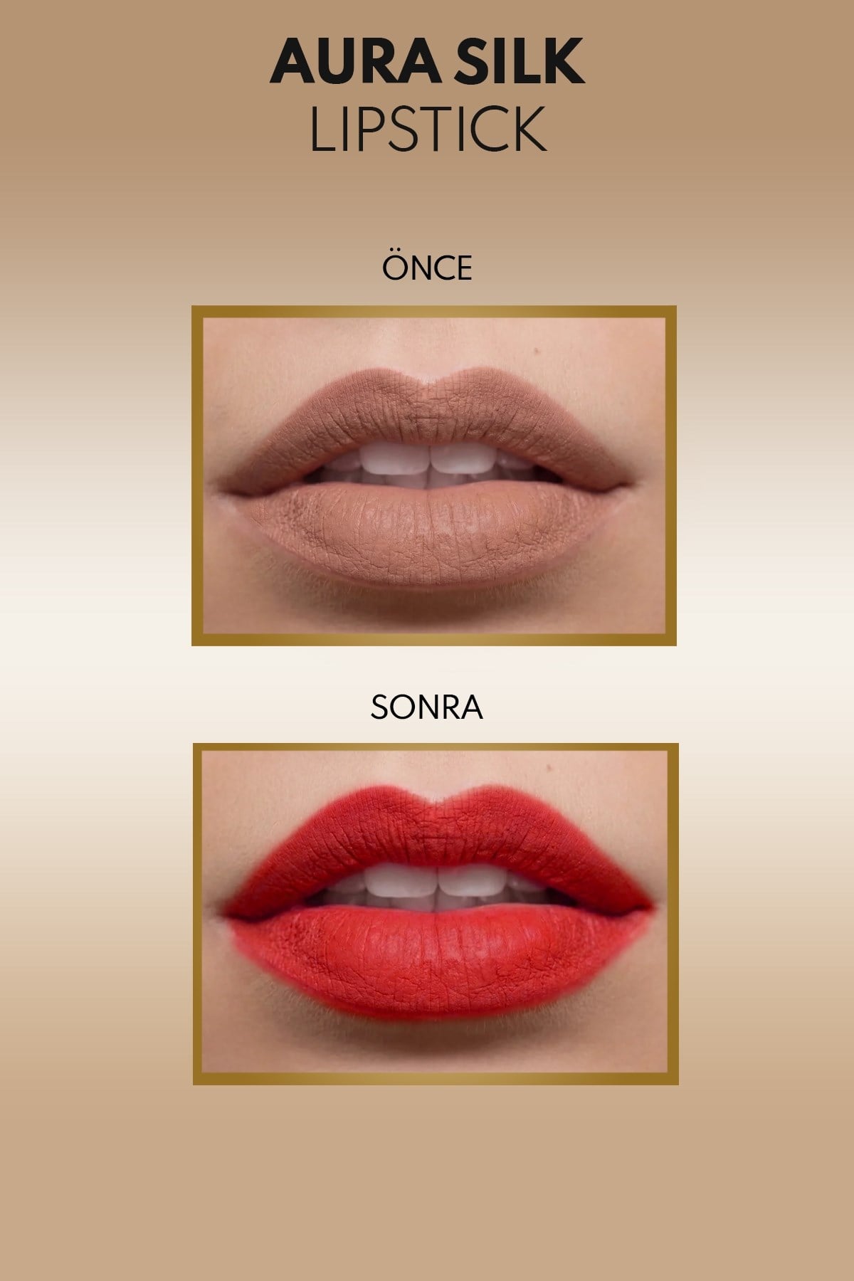 Note Aura Silk Lipstick 10 Timeless Red Kremsi Yarı Parlak Ruj - Kırmızı-30111602