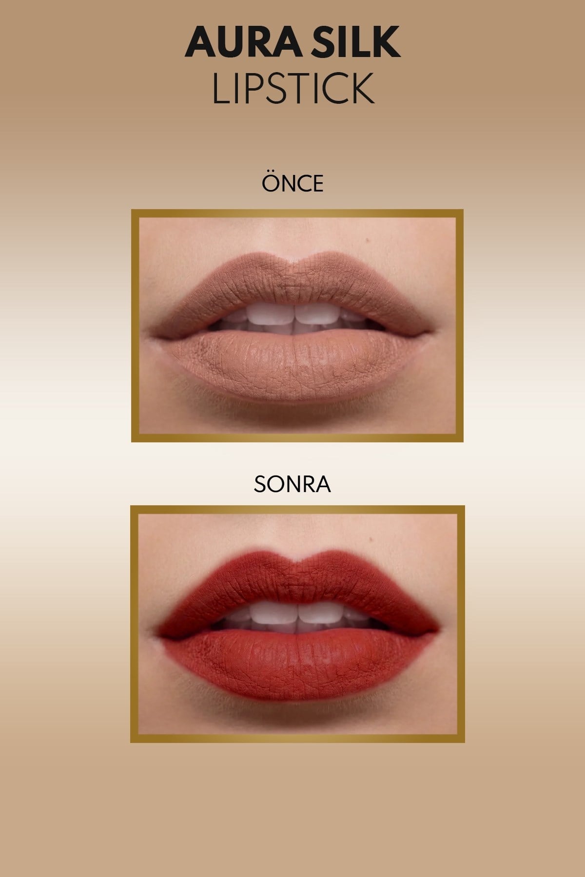 Note Aura Silk Lipstick 12 Iconic Red Kremsi Yarı Parlak Ruj - Kırmızı-30111604