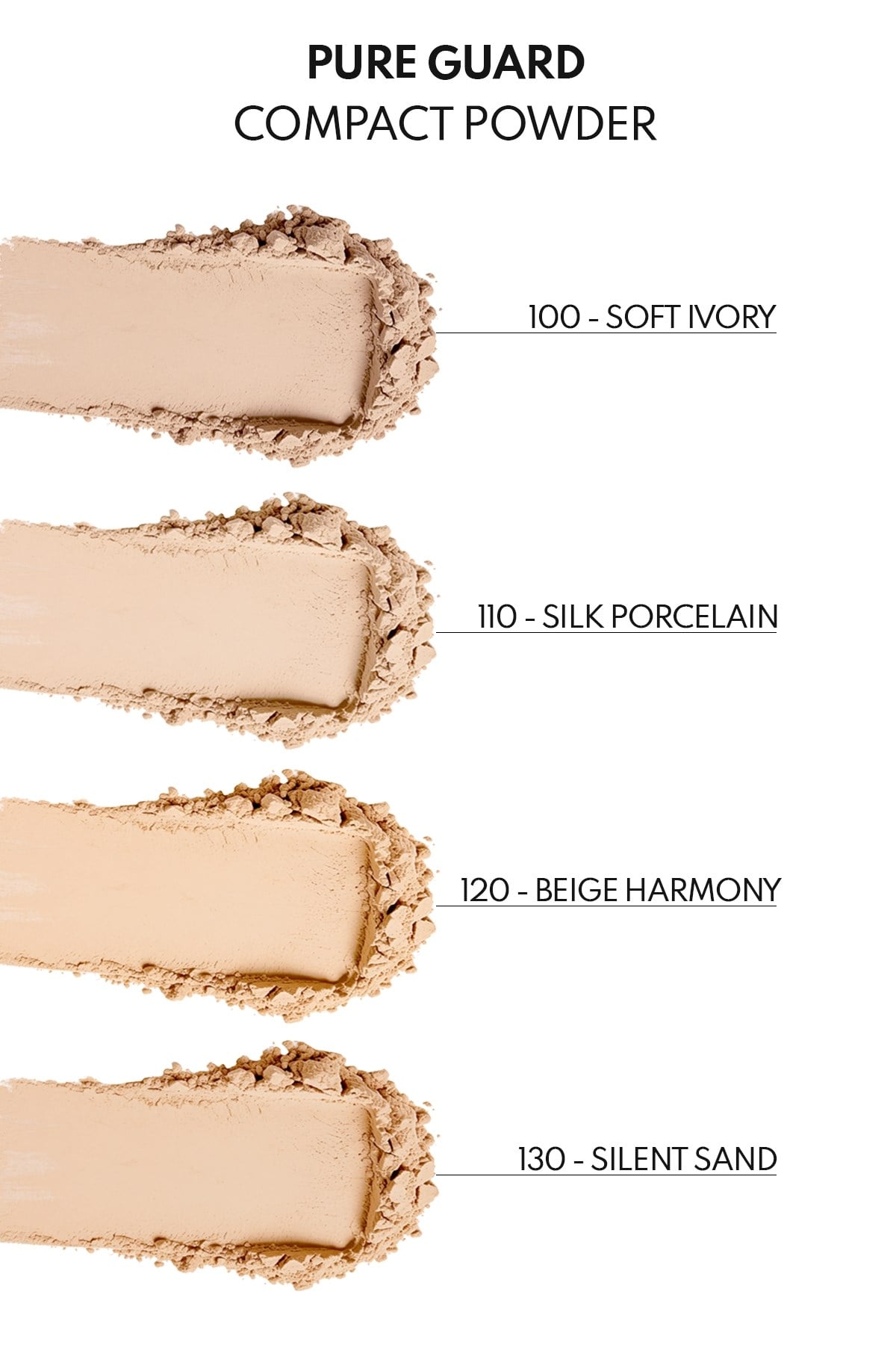 Pure Guard Compact Powder 100 Soft Ivory Doğal Mat Bitişli Kompakt Toz Pudra-30111607