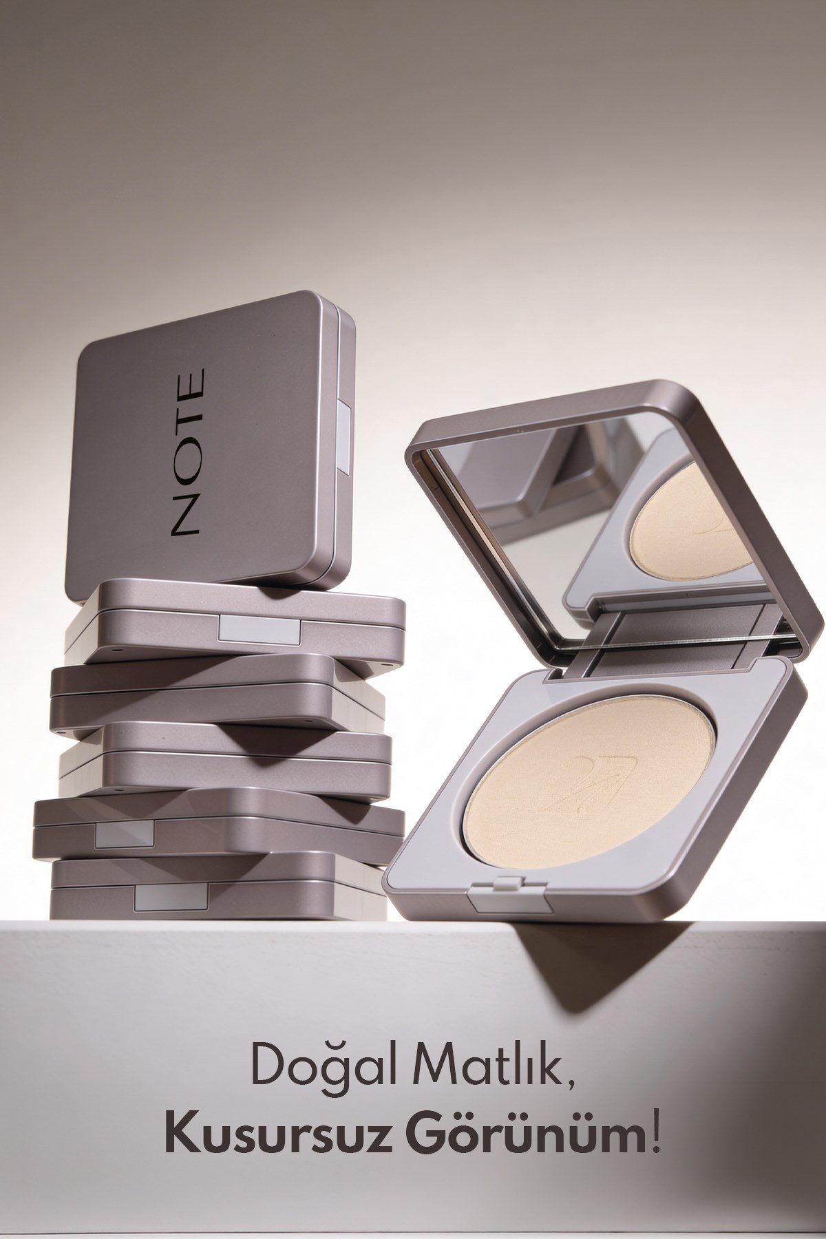 Note Pure Guard Compact Powder 130 Silent Sand Doğal Mat Bitişli Kompakt Toz Pudra-30111610