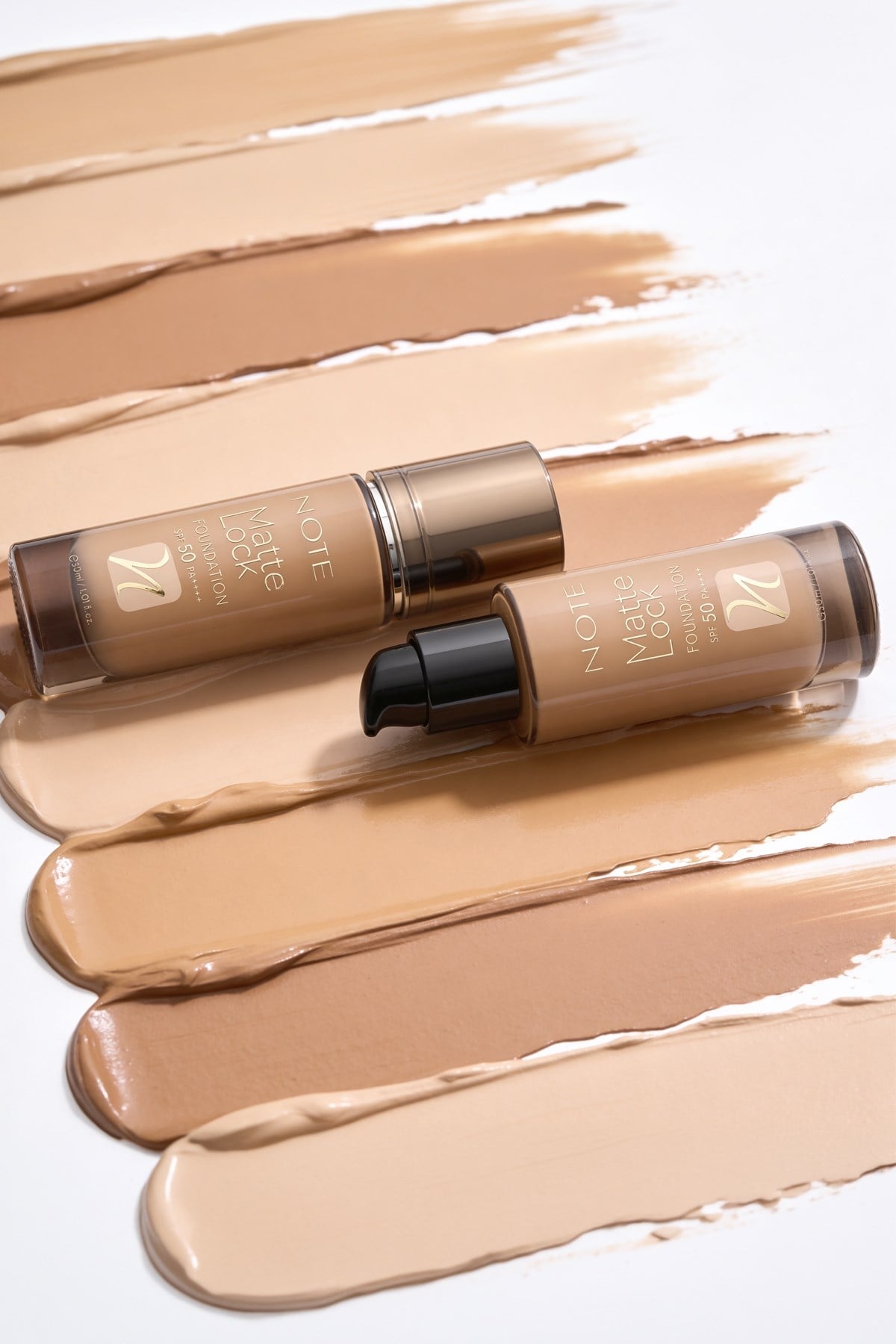 Note Matte Lock Foundation 110 Pure Beige SPF 50 Yoğun Kapatıcı Mat Bitişli Fondöten-30111616