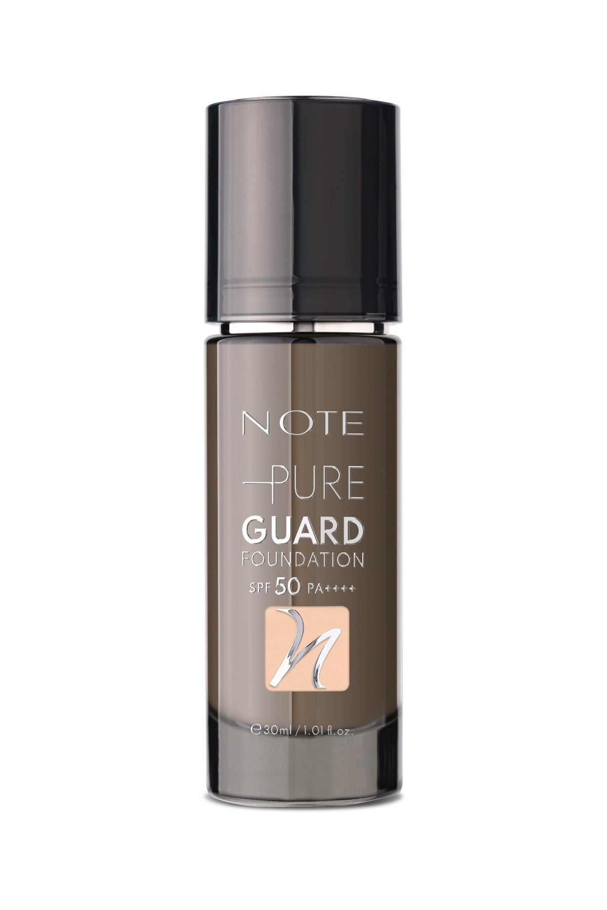 Note Pure Guard Foundation 100 Glowing Beige SPF 50 Yoğun Kapatıcı Saten Bitişli Fondöten-30111622
