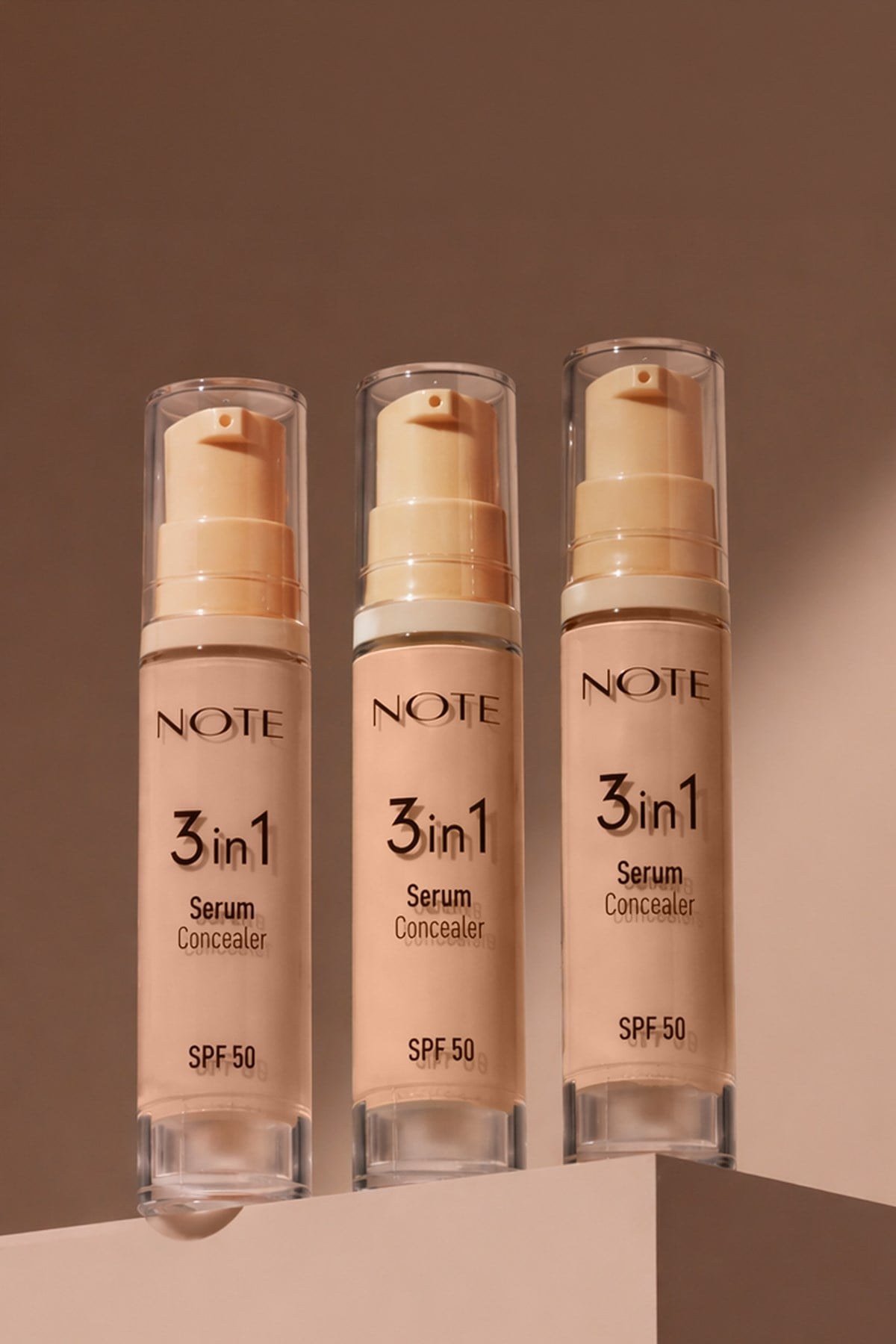 3 in 1 Serum Concealer 20 Medium Beige SPF 50 Nemlendirici ve Aydınlatıcı Göz Altı Kapatıcısı-30111629