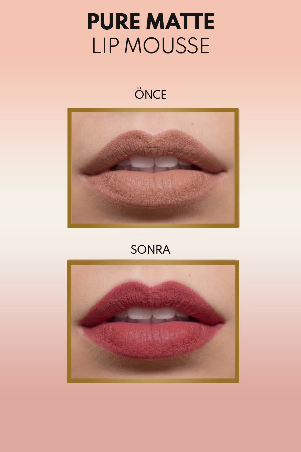Note Pure Matte Lip Mousse 50 Cherry Wine Kadifemsi Mat Likit Ruj - Kırmızı-30111665