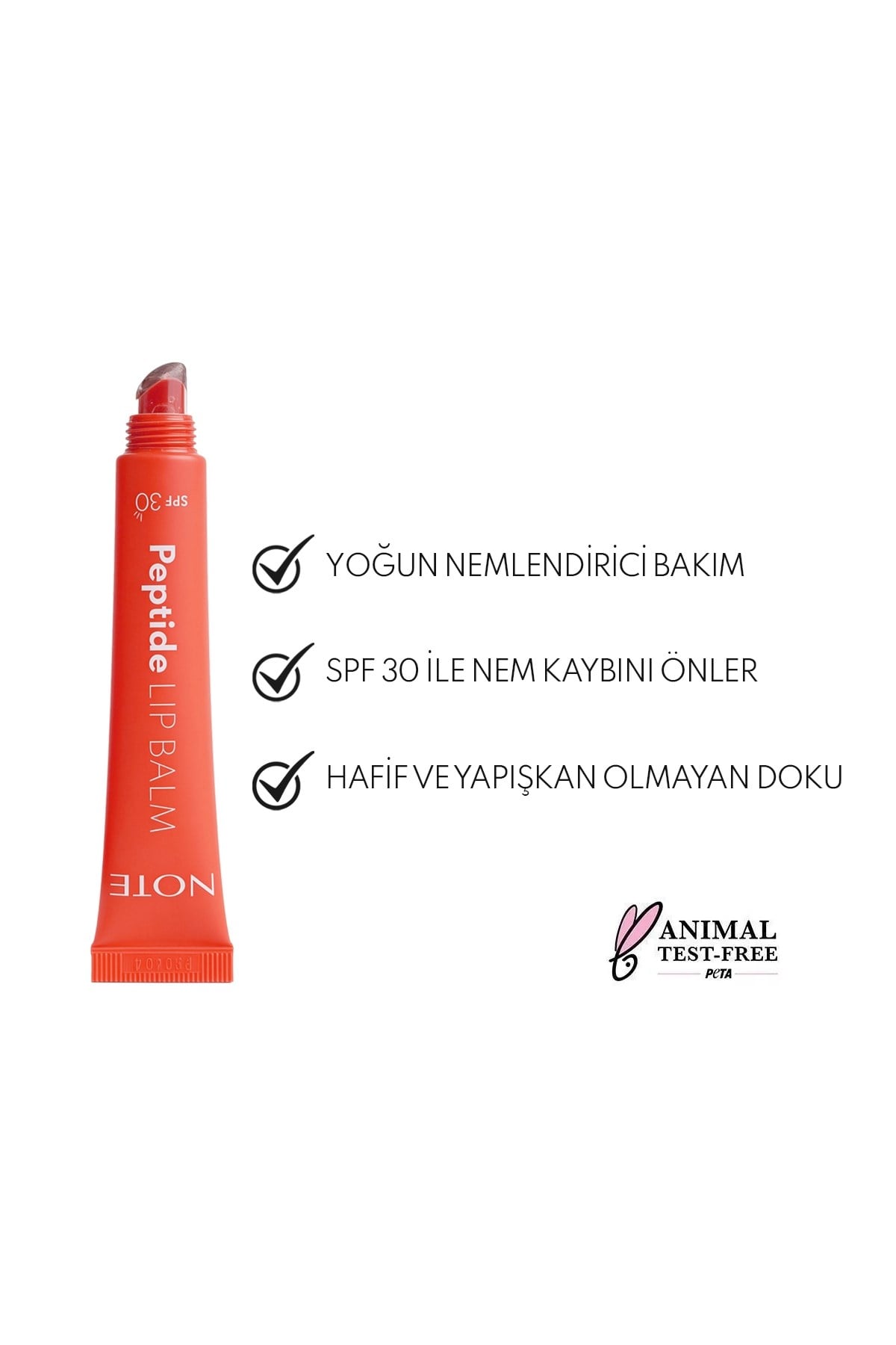Note Peptide Lip Balm 05 Sweet Mango Nemlendirici ve Parlatıcı Renkli Dudak Balmı-30111667