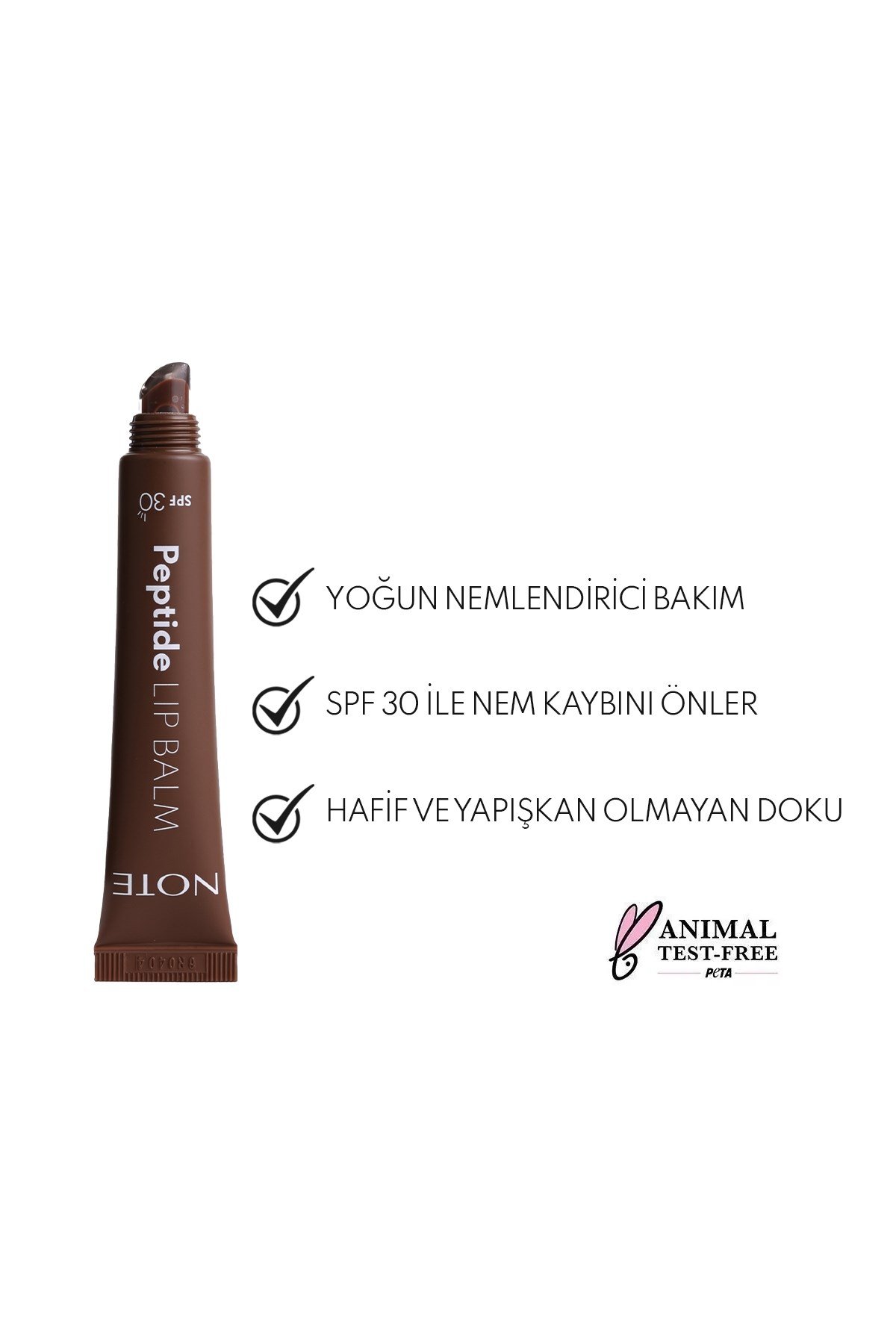 Note Peptide Lip Balm 06 Cappuccino Kiss  Nemlendirici ve Parlatıcı Renkli Dudak Balmı-30111668