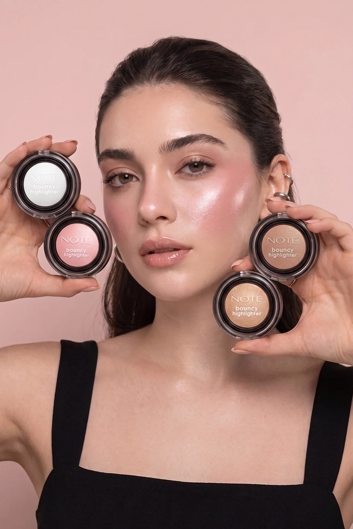 Note Bouncy Highlighter 03 Champagne Glow Yumuşak Kremsi Aydınlatıcı-30111672